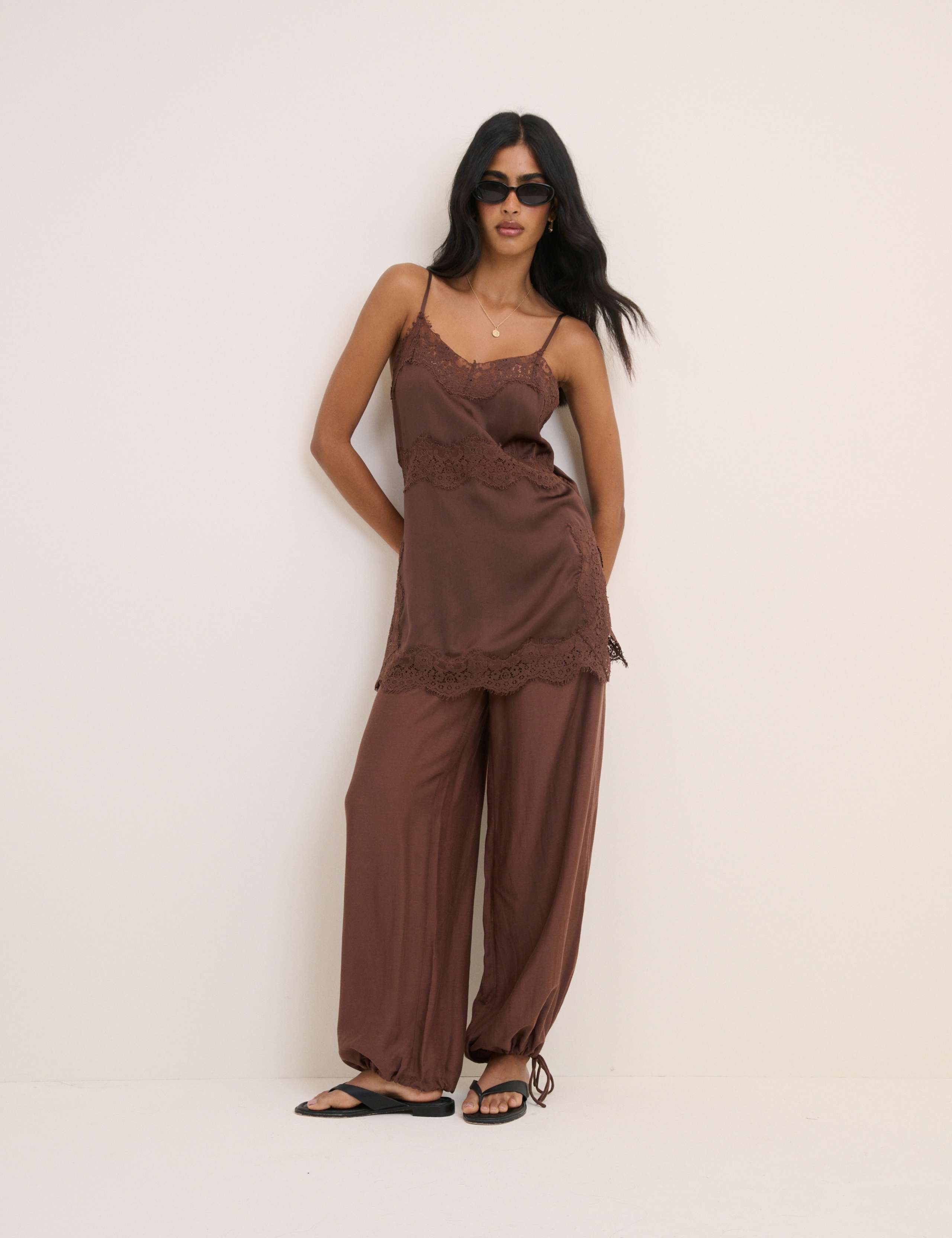 Lace Longline Cami Top 3 of 5