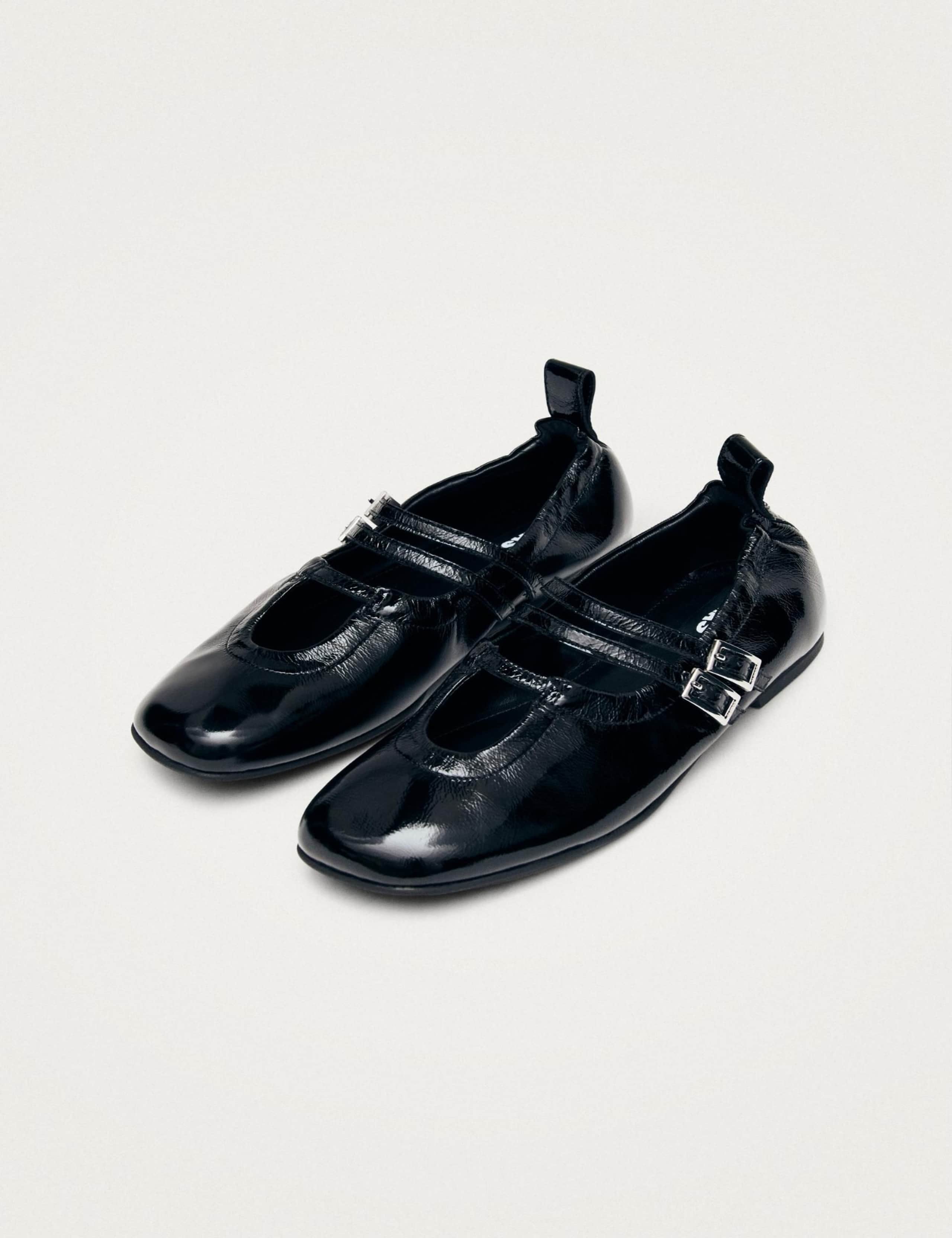 Anne Patent Leather Buckle Ballet Pumps 2 of 6