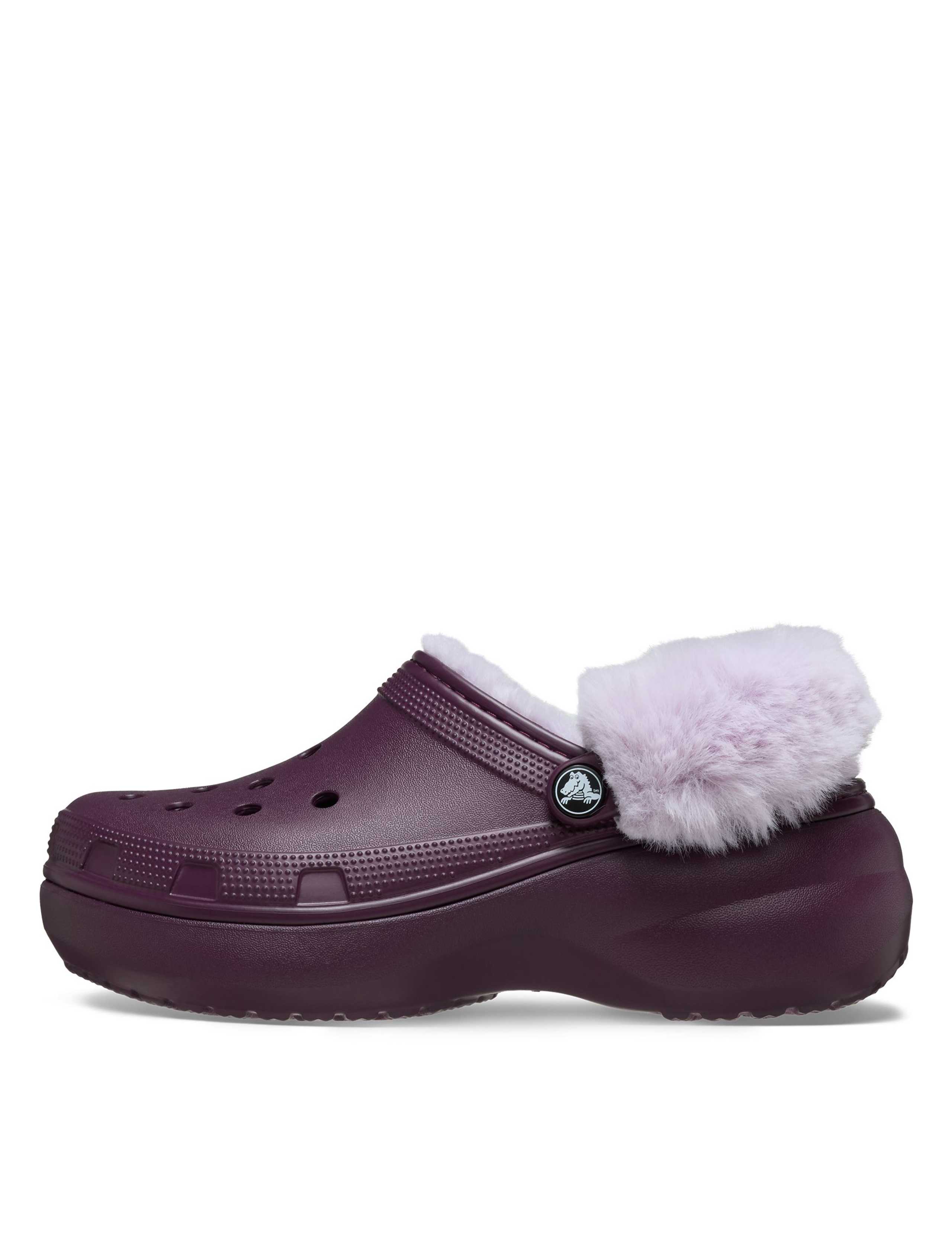 Classic Flatform Faux Fur Lined Mule Slippers 4 of 8