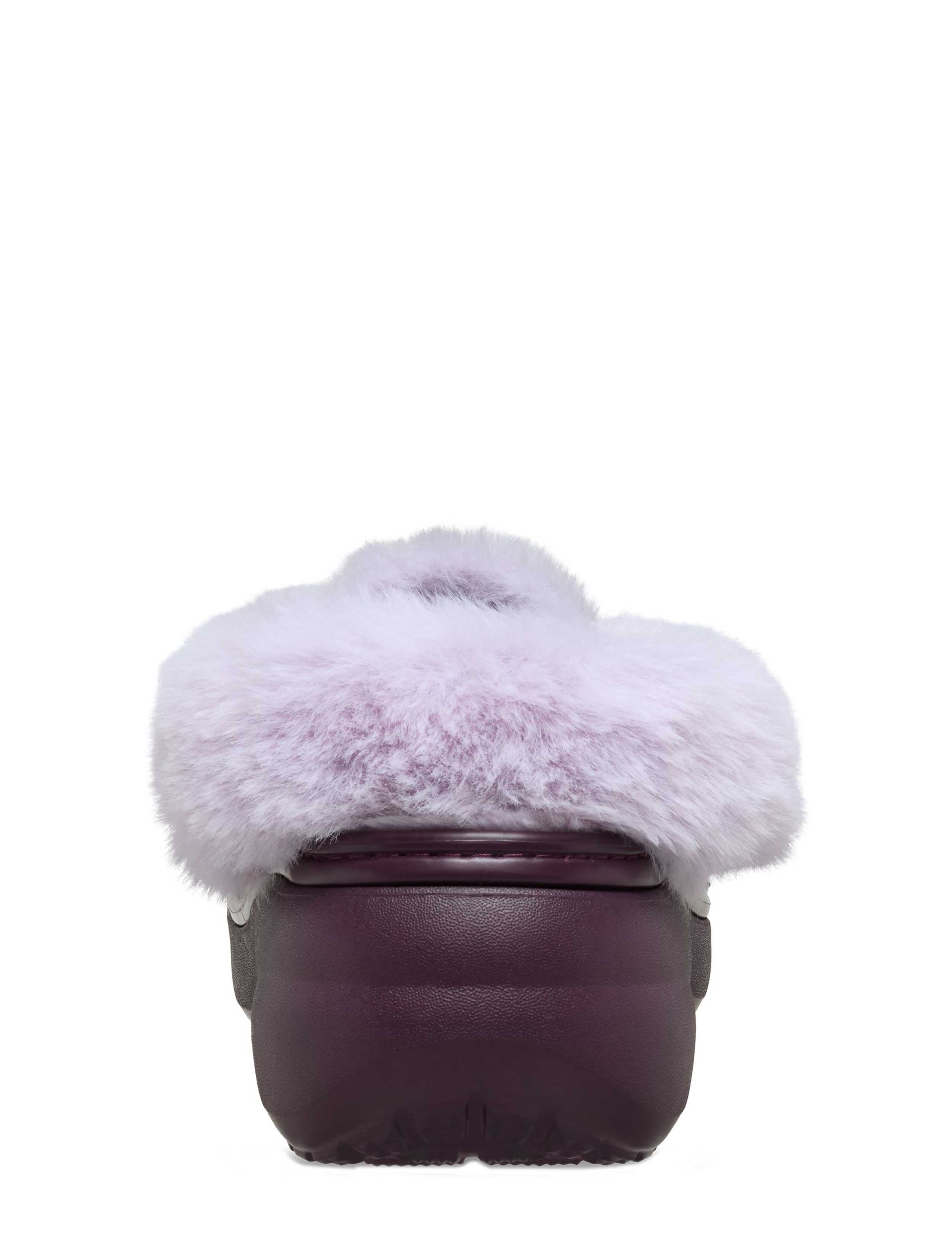 Classic Flatform Faux Fur Lined Mule Slippers 5 of 8