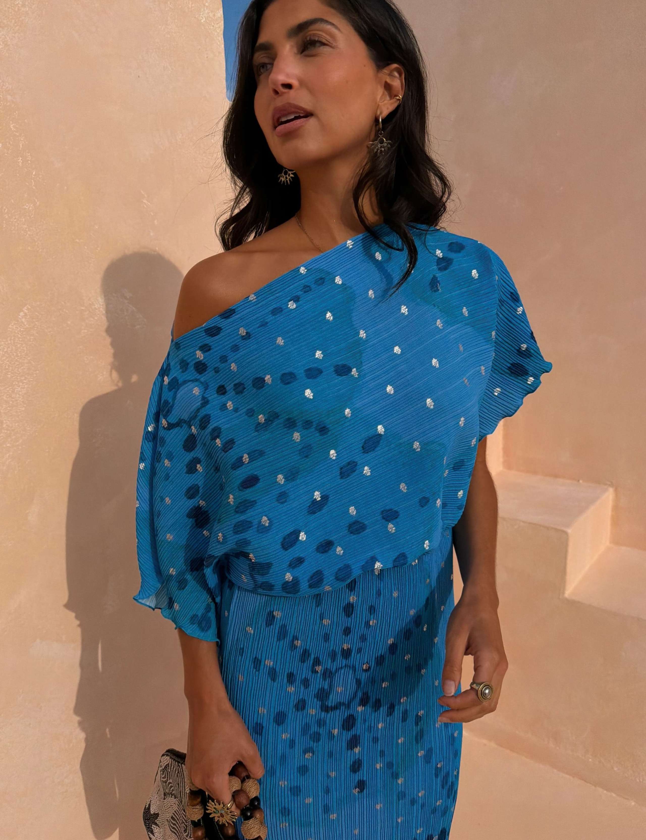 Tilly Dress in Ioana Shell Print 4 of 4