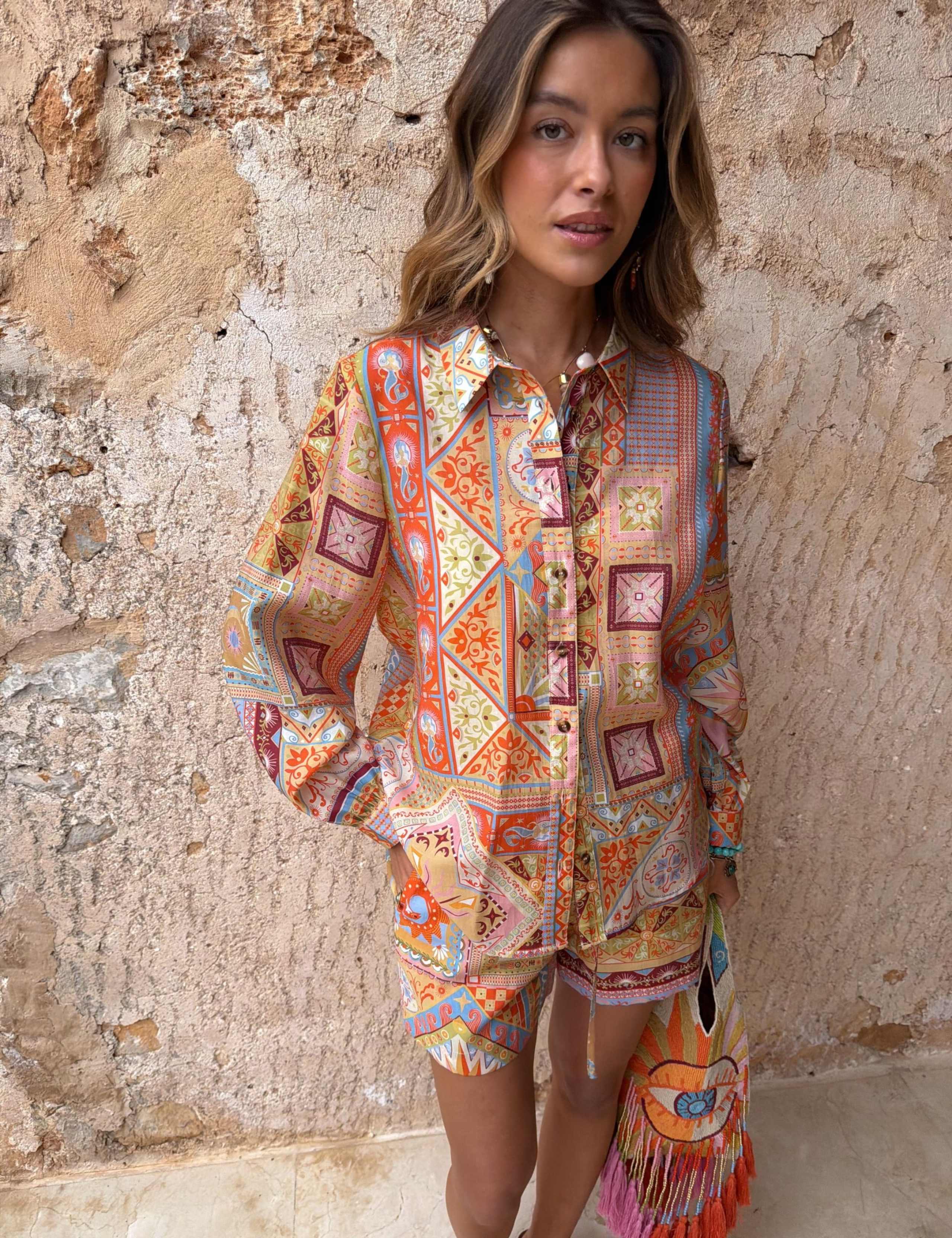Marley Shirt in Dolce Vita Print 1 of 2