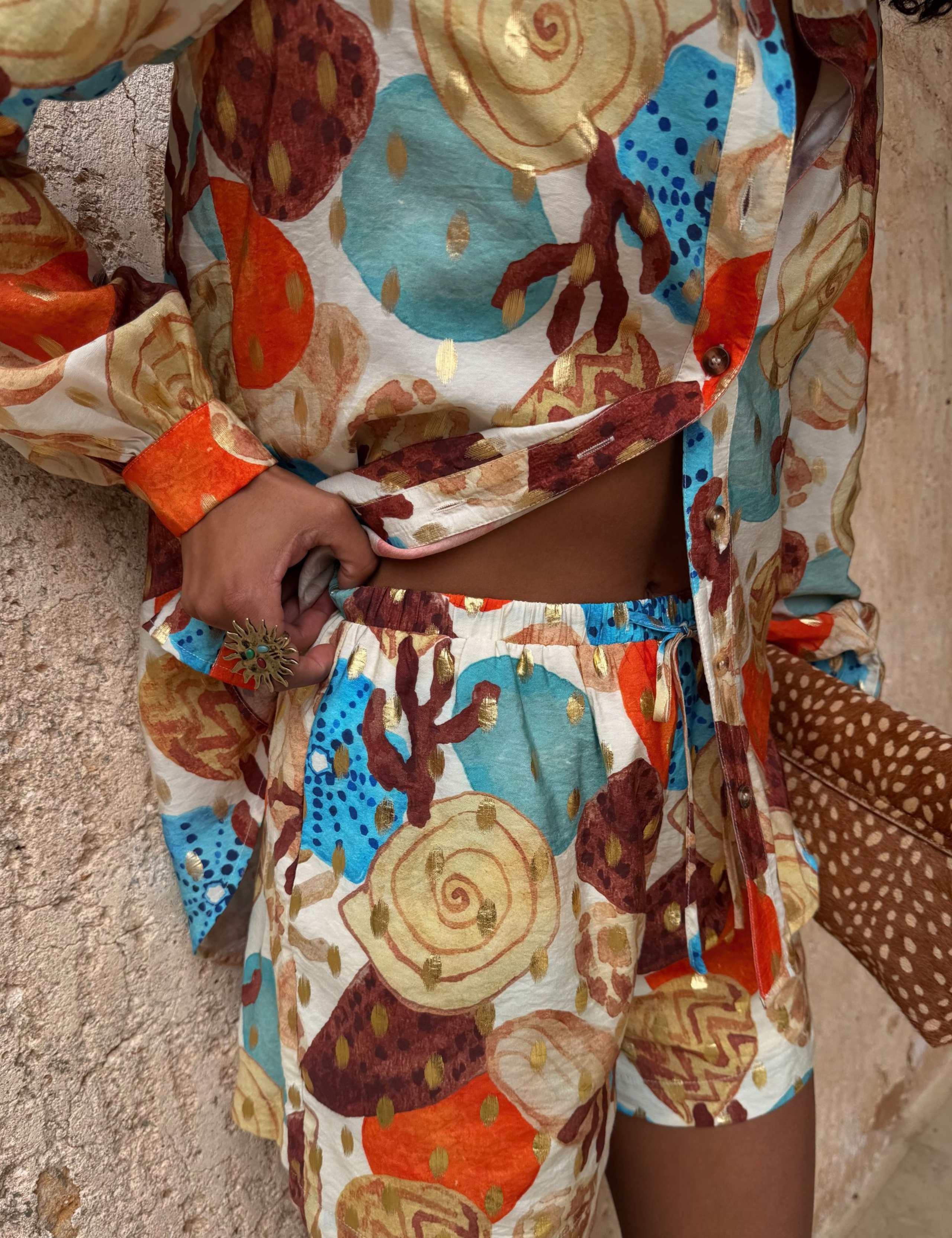 Marley Shirt in Shell Print 3 of 5