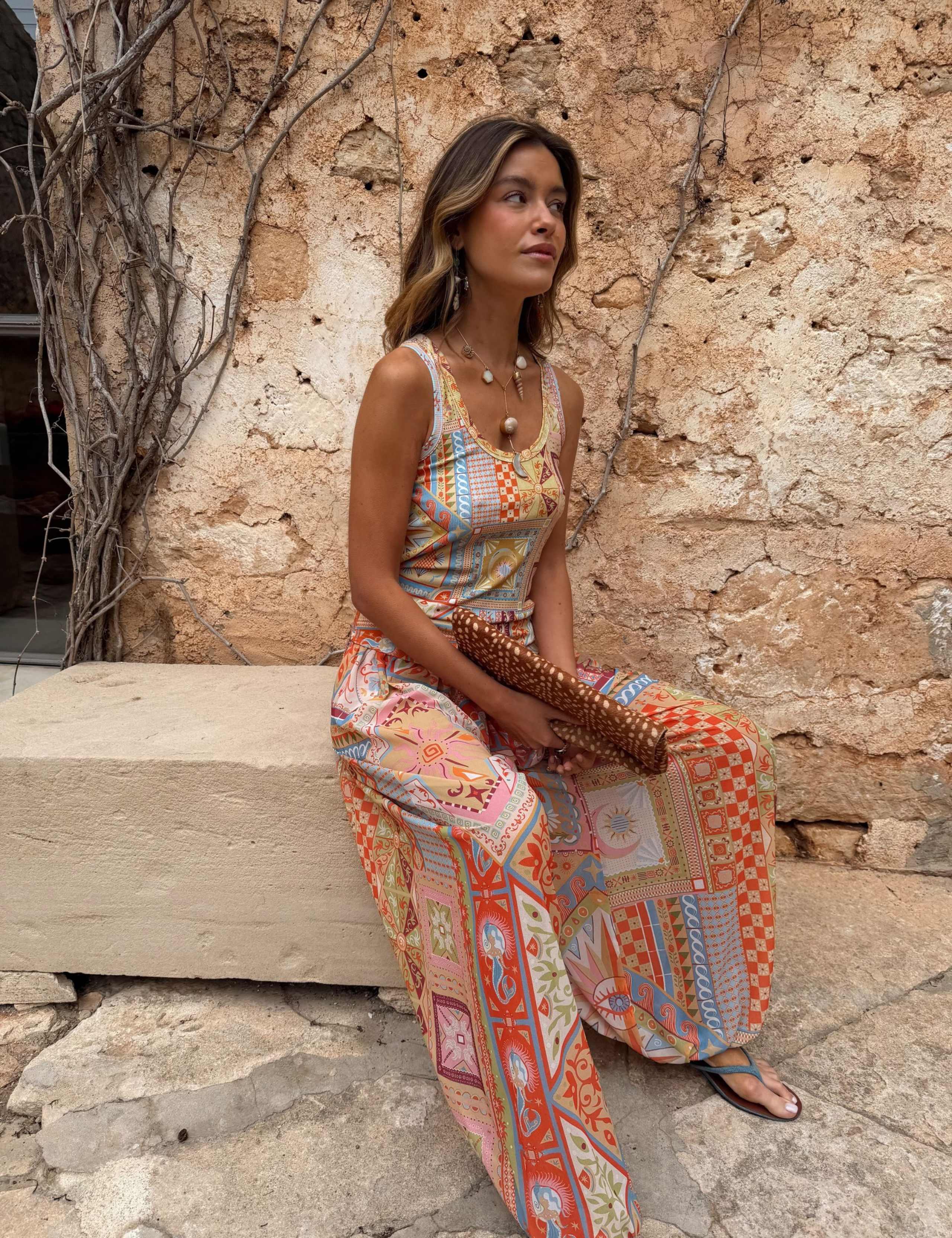 Paisley Print Balloon Trousers 3 of 5