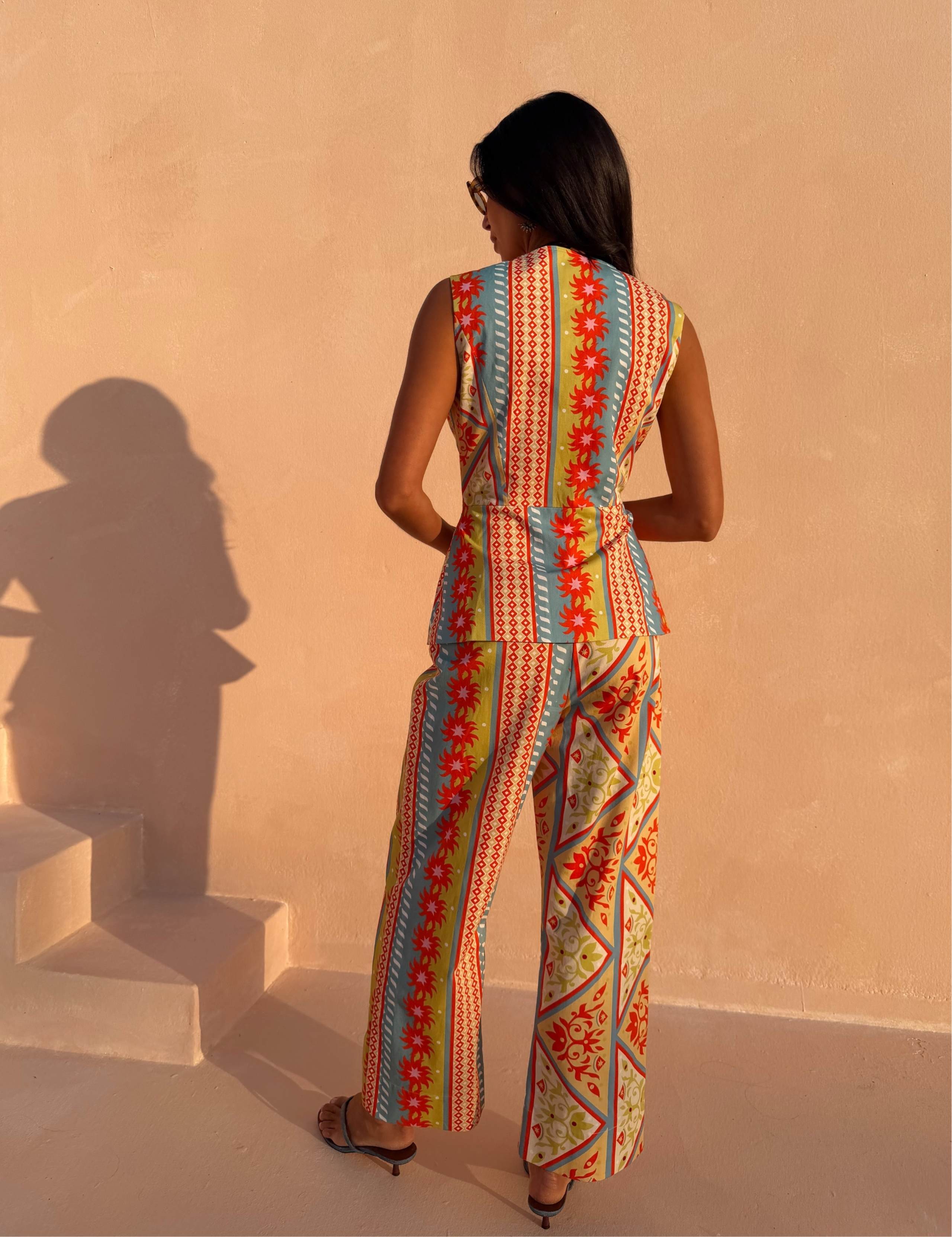 Mara Trousers in Dolce Vita Print 4 of 4