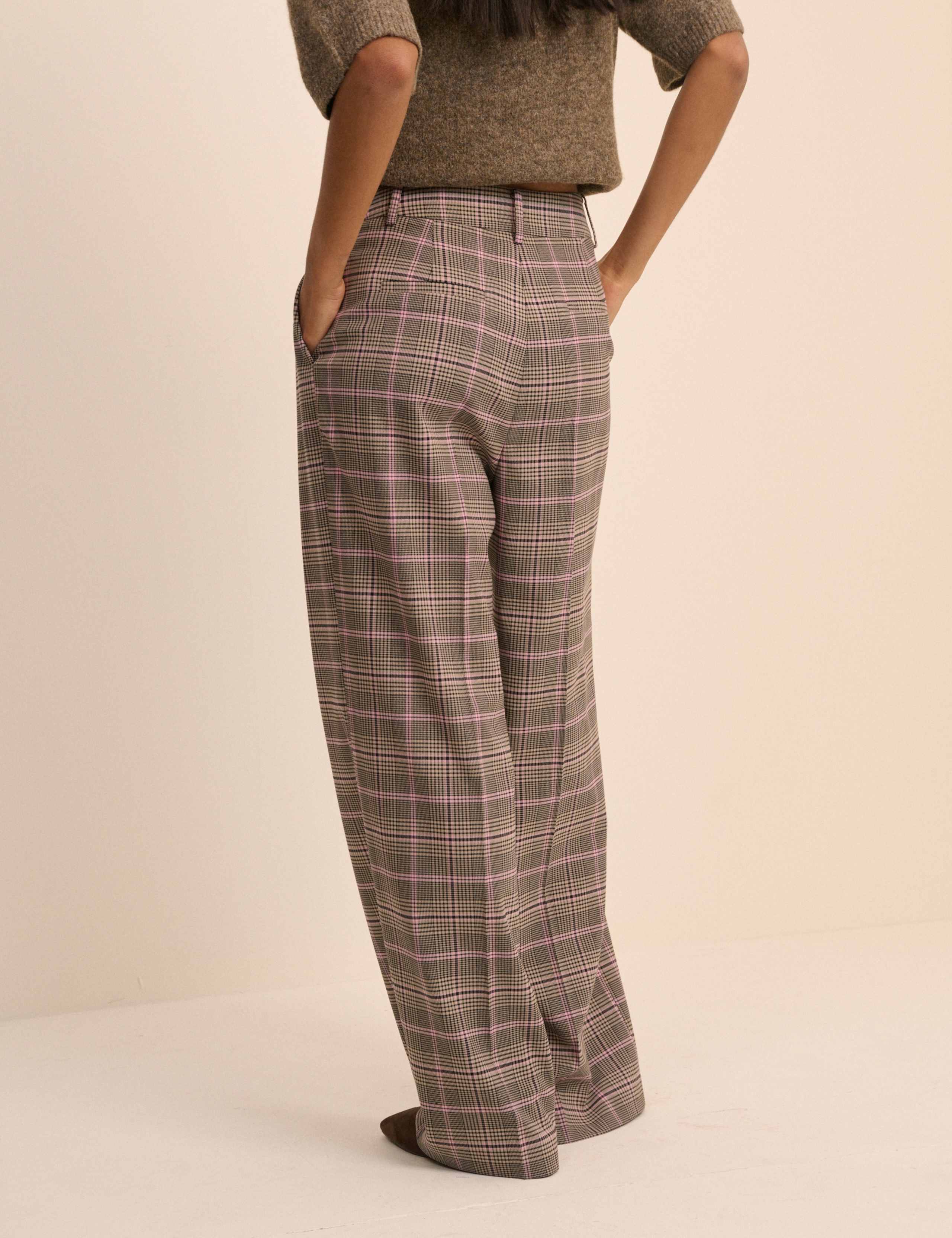 Checked Tailored Trousers 2 of 5