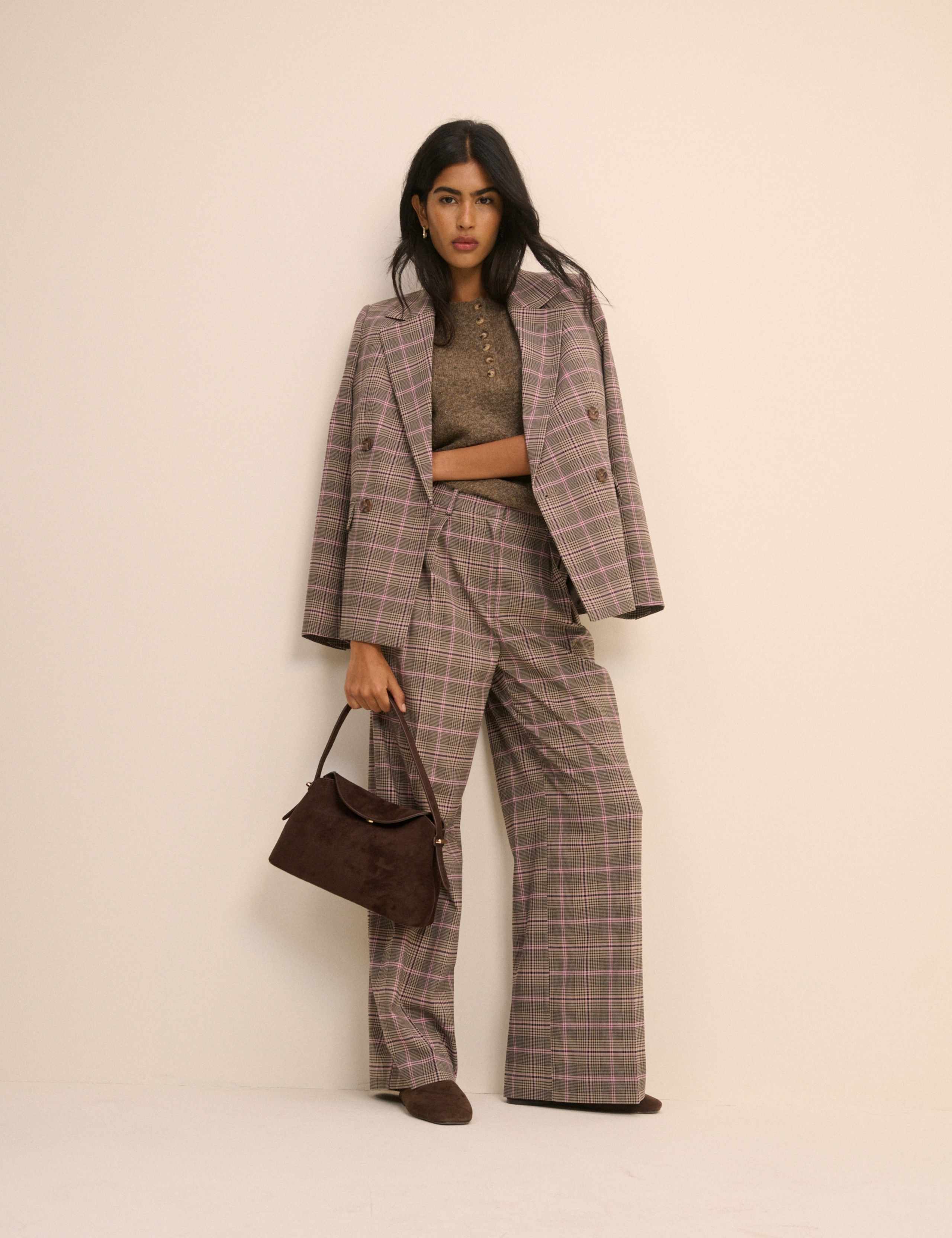 Checked Tailored Trousers 3 of 5