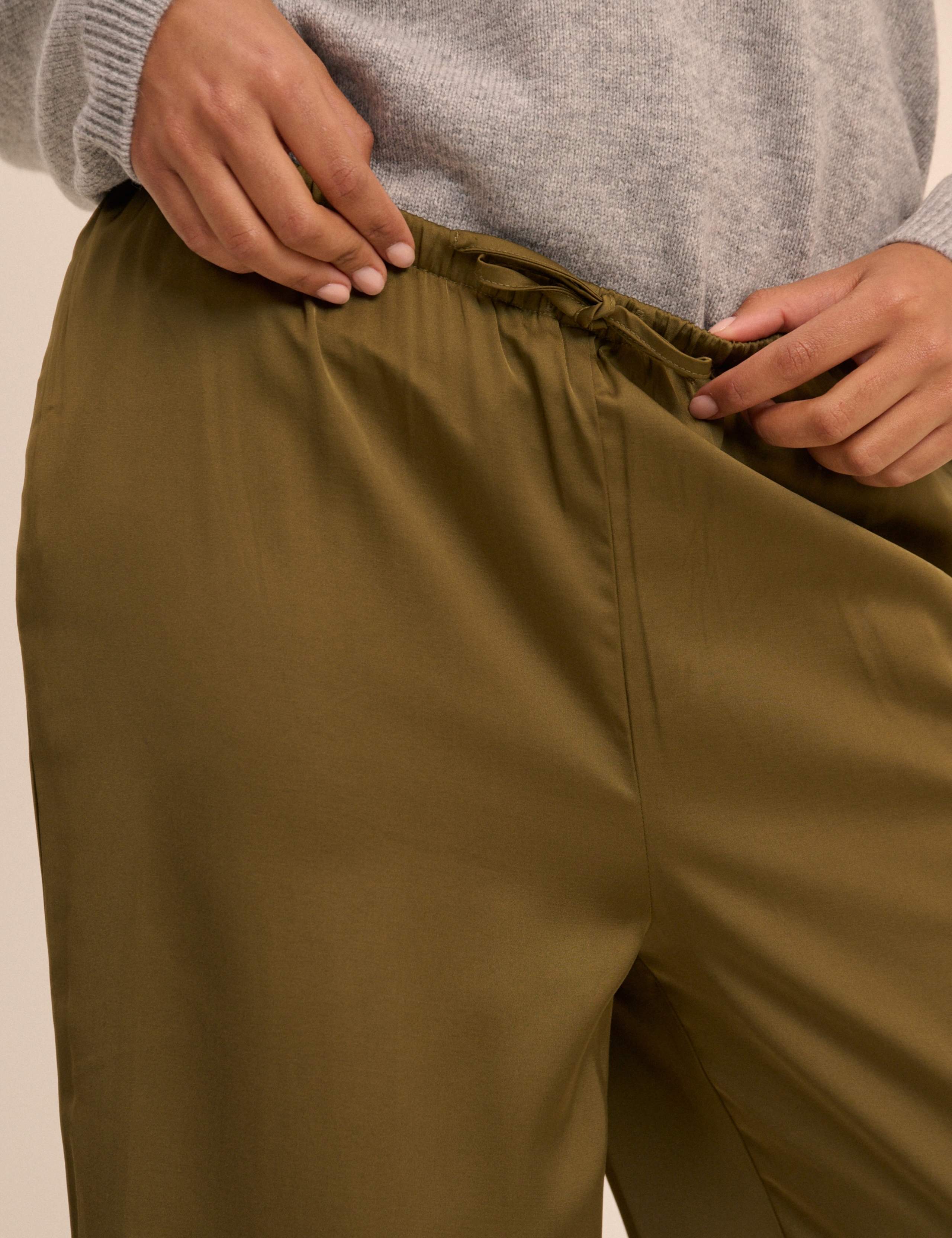 Drawstring Wide Leg Trousers 5 of 5