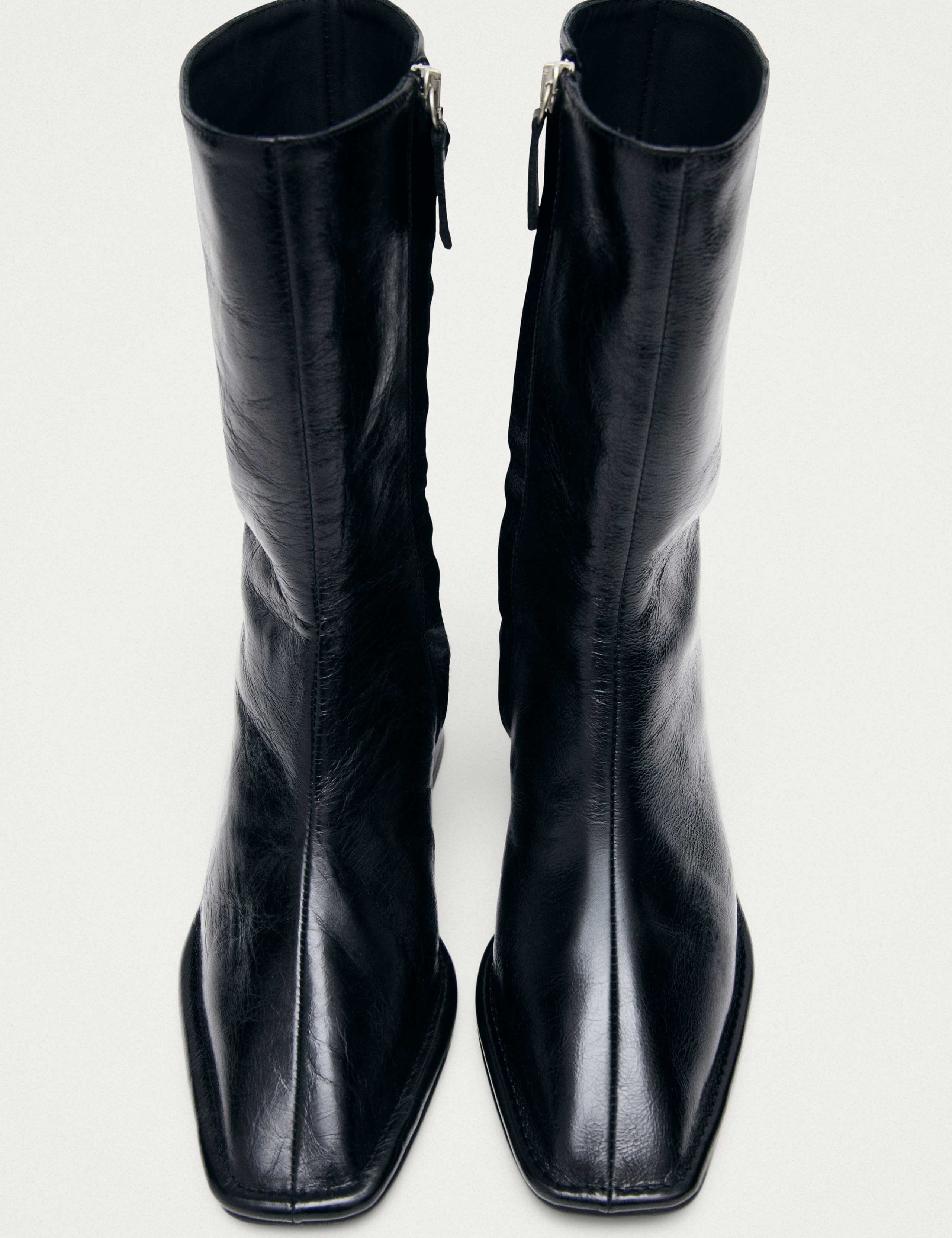 Berlin Rift Leather Block Heel Ankle Boots 2 of 5
