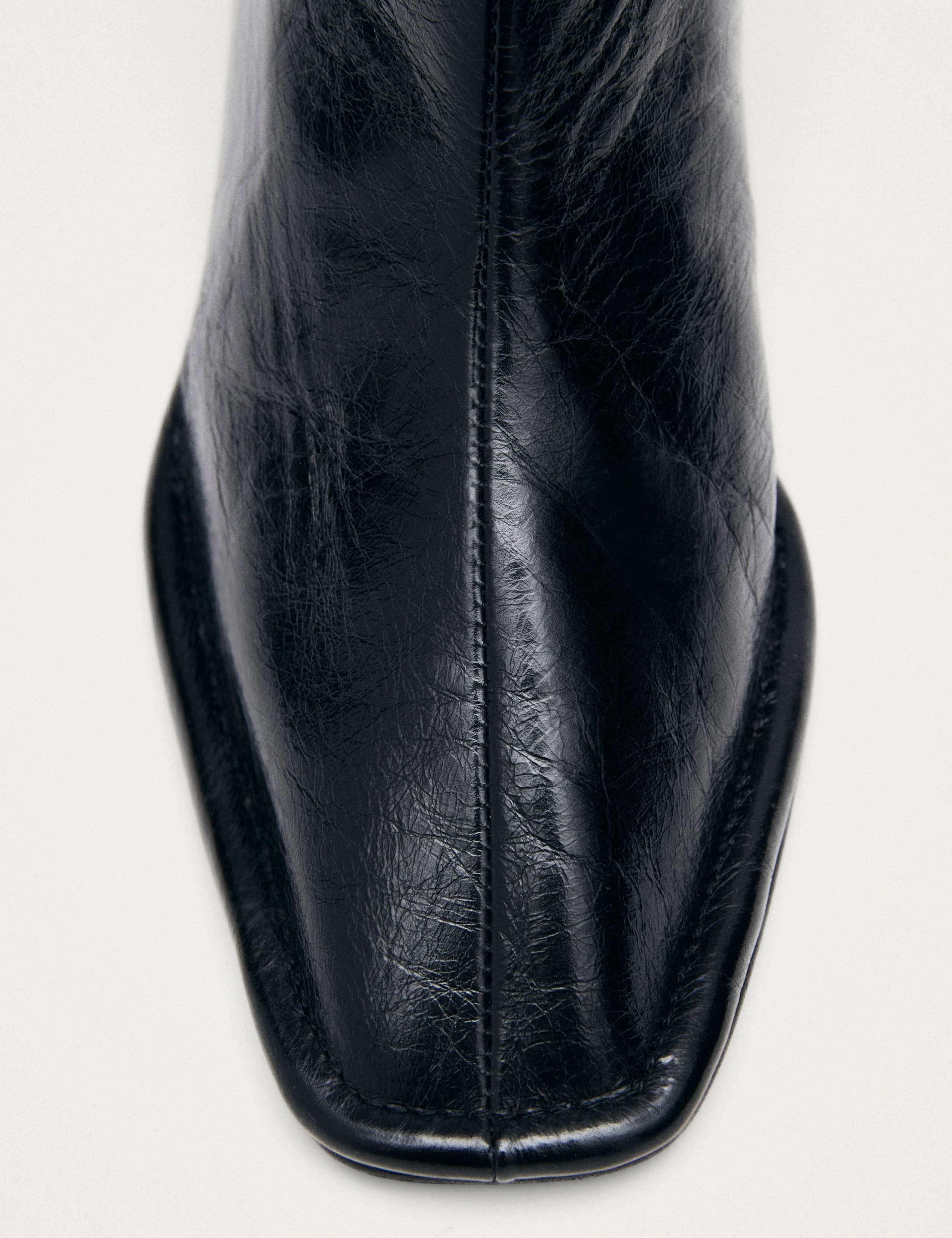 Berlin Rift Leather Block Heel Ankle Boots 4 of 5