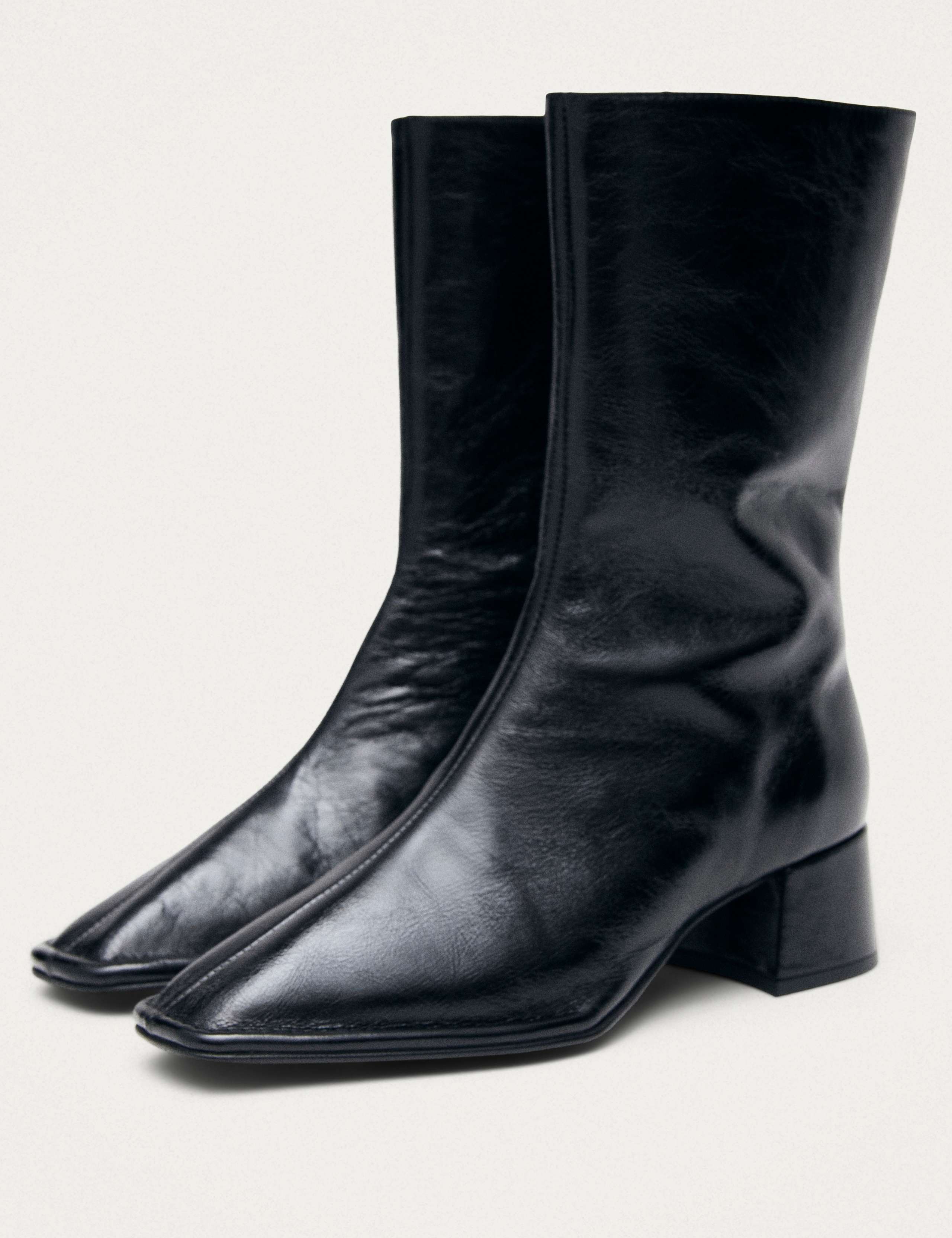 Berlin Rift Leather Block Heel Ankle Boots 5 of 5