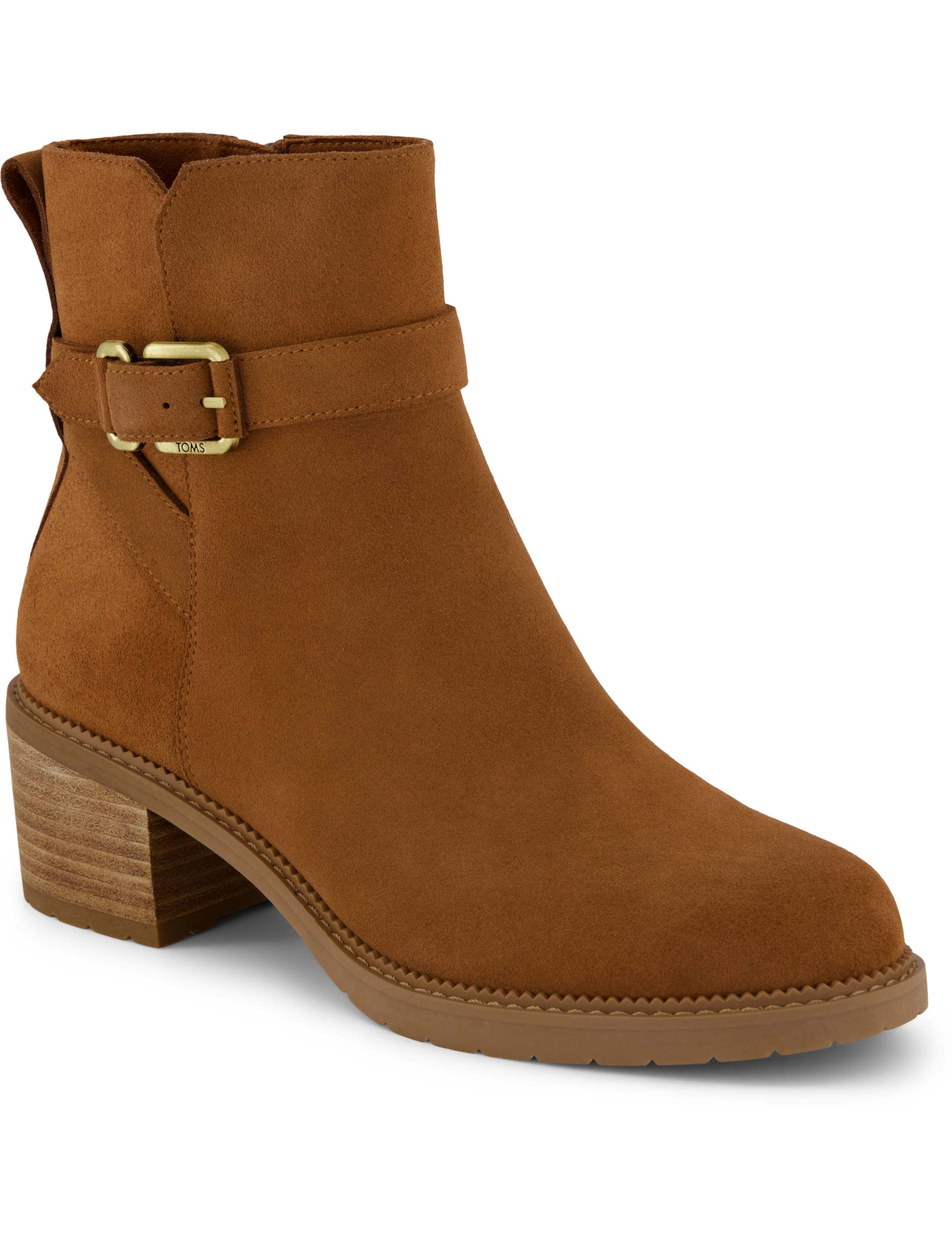 Hailey Suede Buckle Ankle Boots 2 of 7