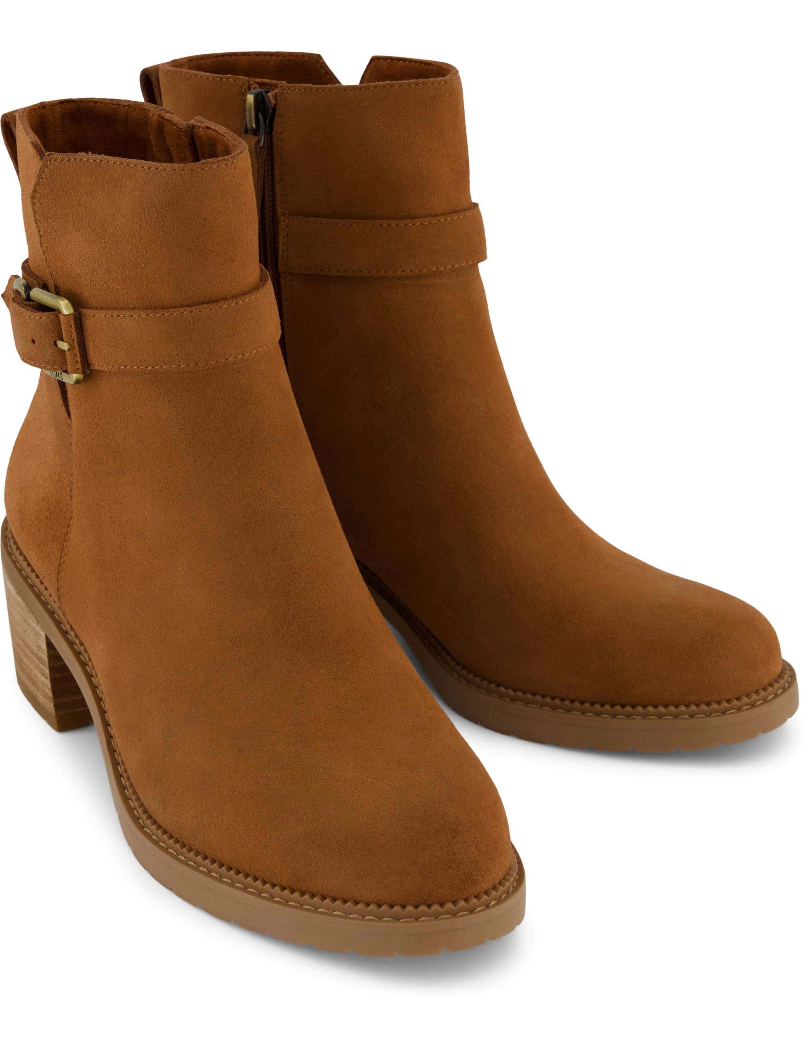 Hailey Suede Buckle Ankle Boots 3 of 7