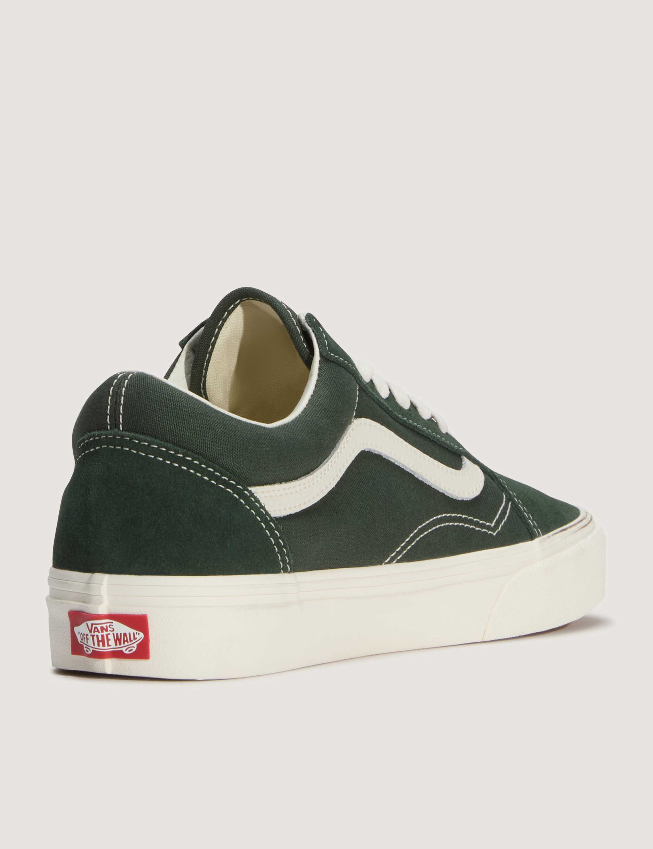 Old Skool Suede & Canvas Lace Up Trainers 3 of 3