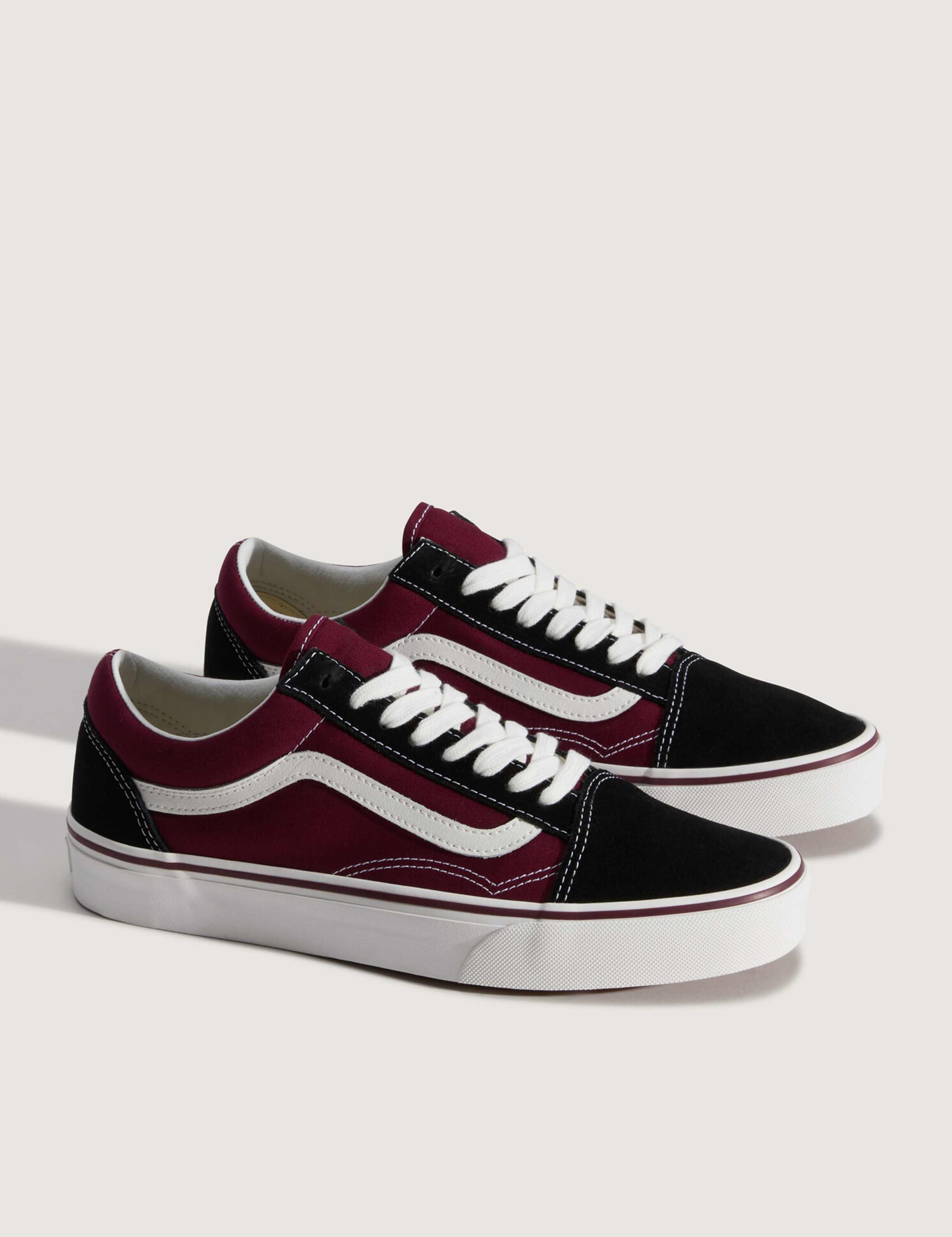 Old Skool Suede & Canvas Lace Up Trainers 2 of 5