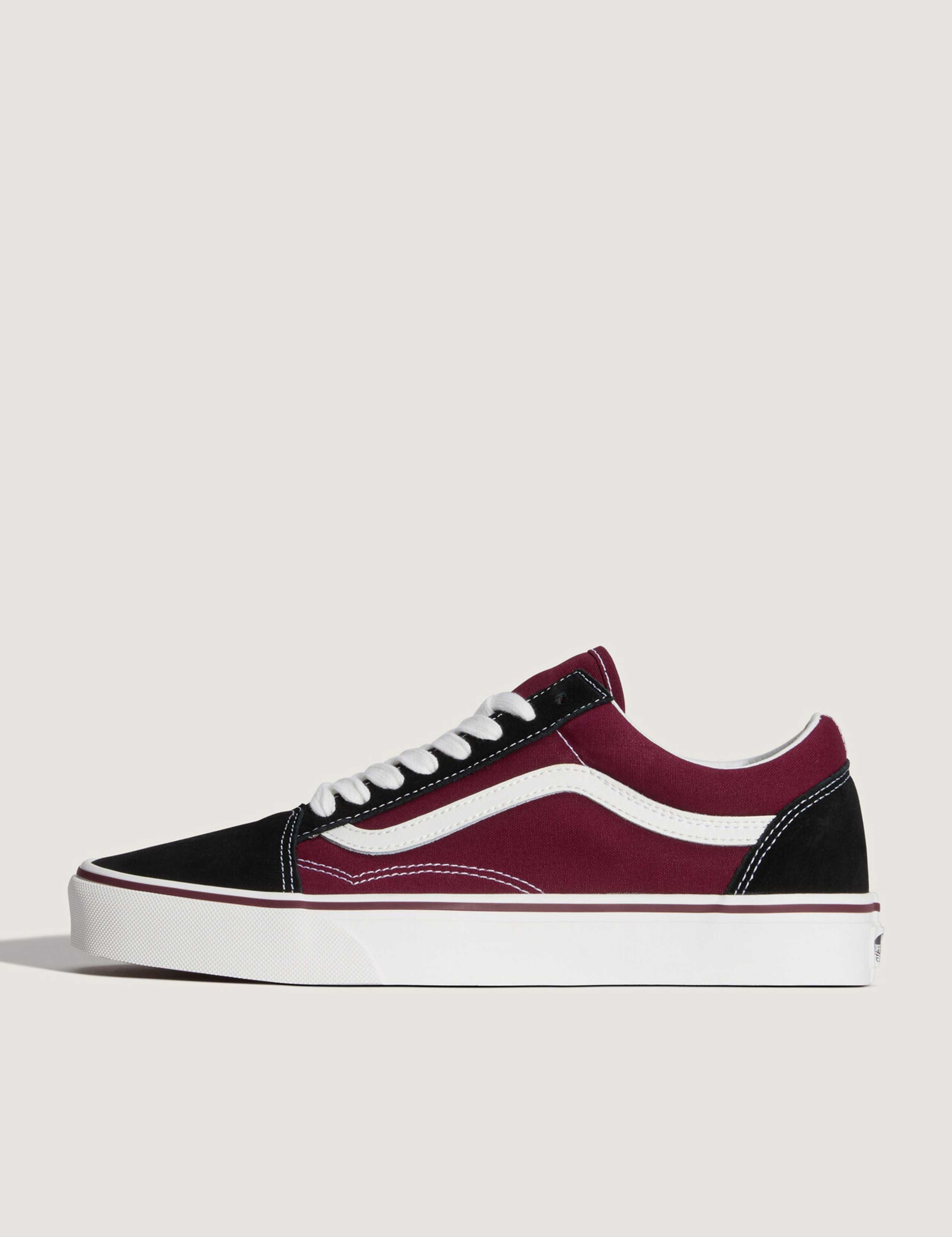 Old Skool Suede & Canvas Lace Up Trainers 3 of 5