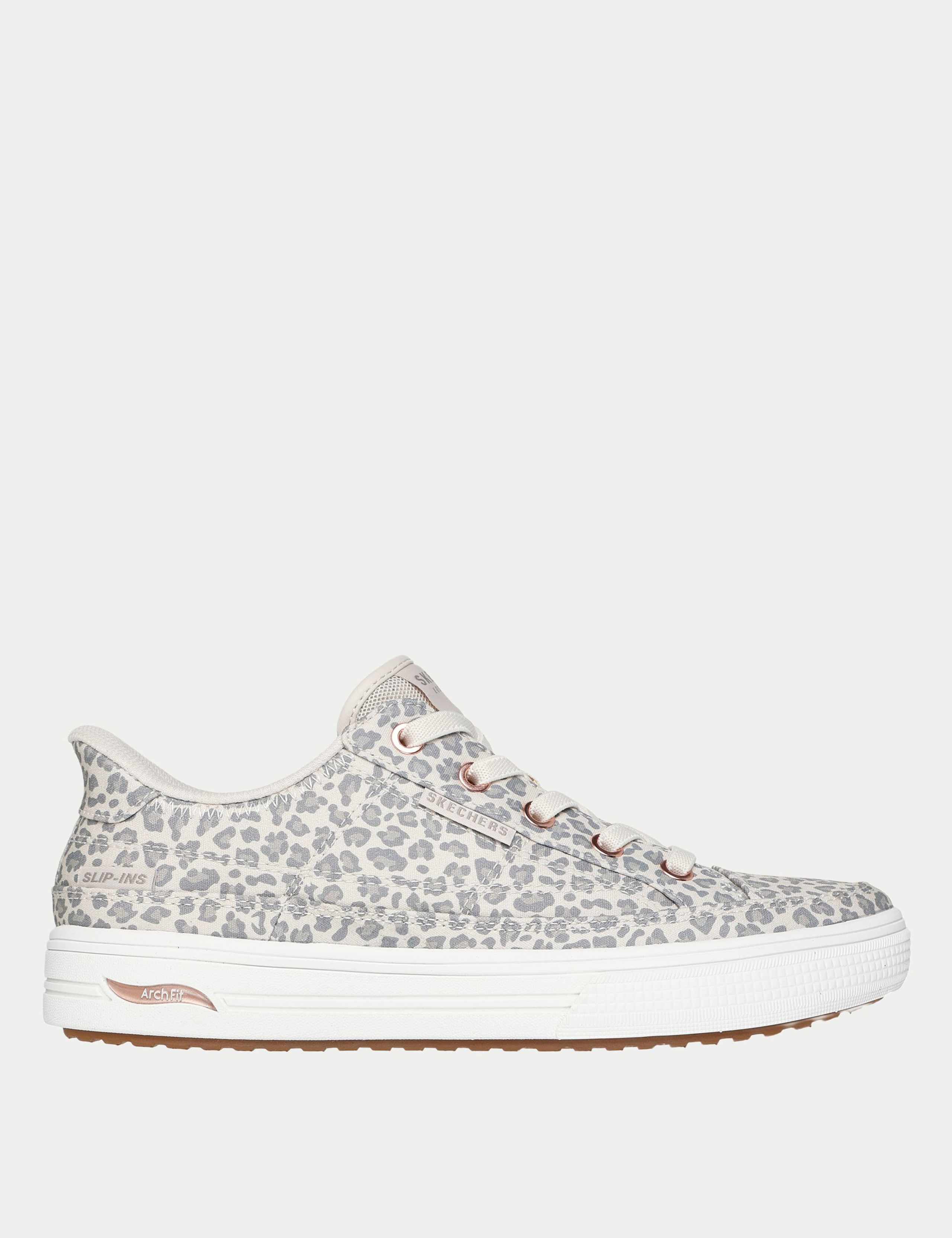 Arch Fit Arcade Slip-Ins Leopard Canvas Trainers 1 of 5