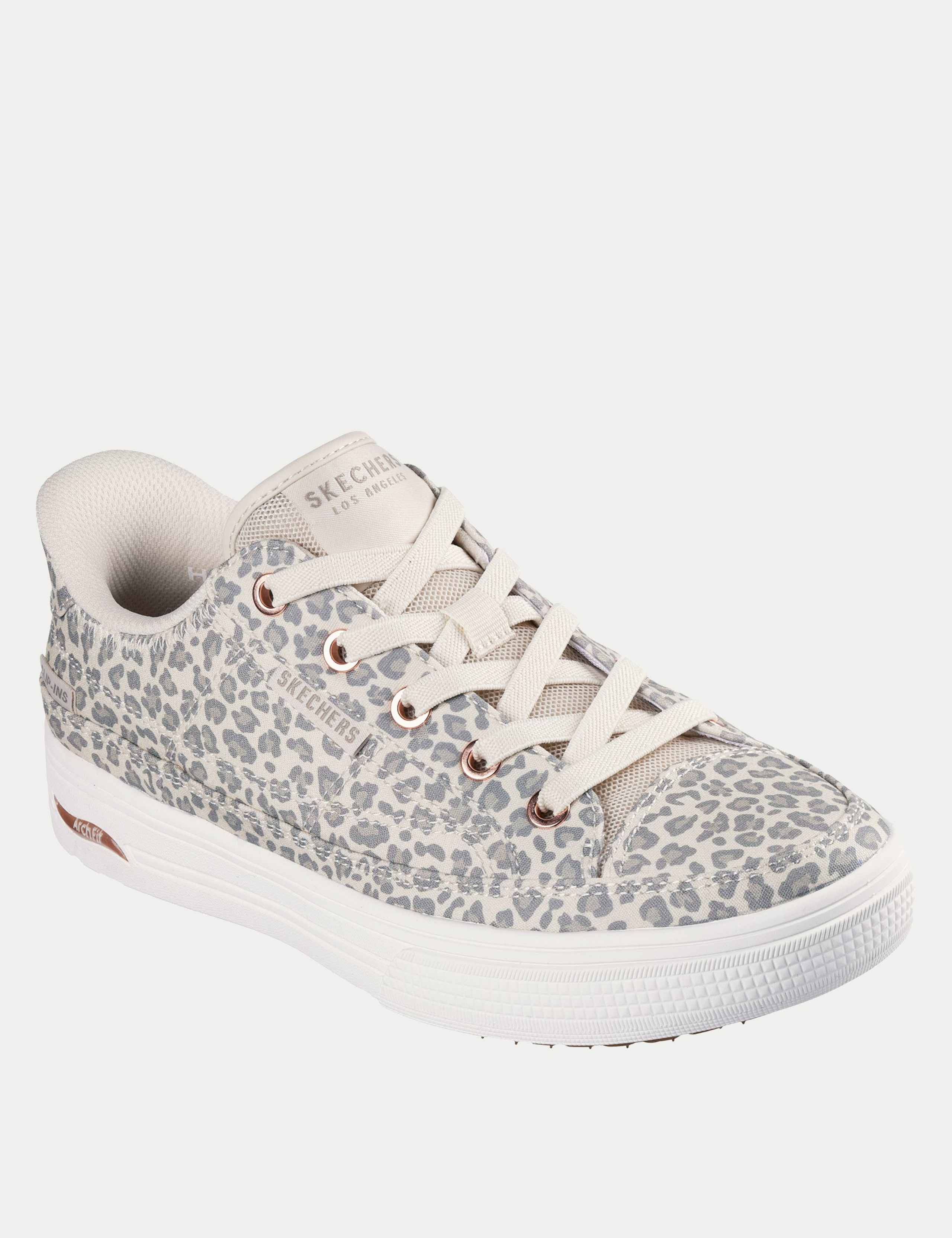 Arch Fit Arcade Slip-Ins Leopard Canvas Trainers 3 of 5