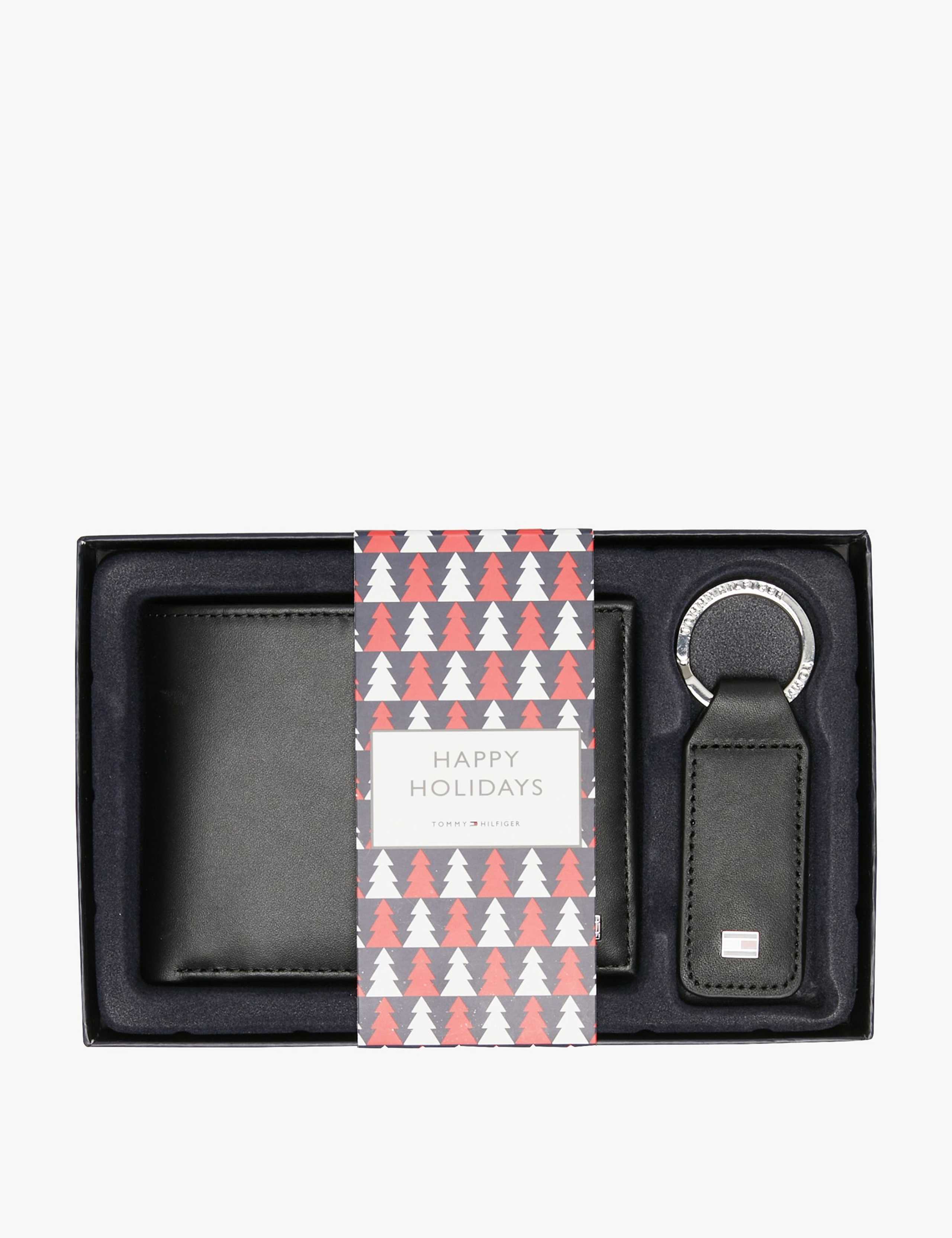 Eton Leather Bi-fold Wallet & Key Fob 1 of 6