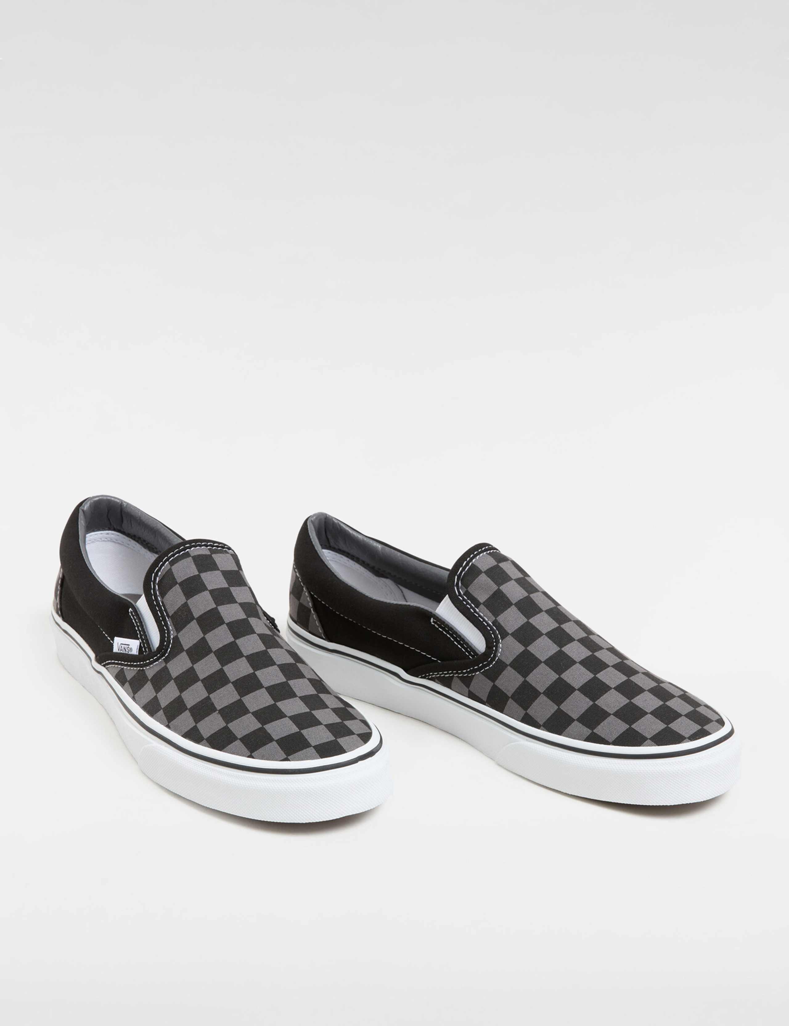 Classic Slip-On Canvas Checkerboard Trainers 2 of 5