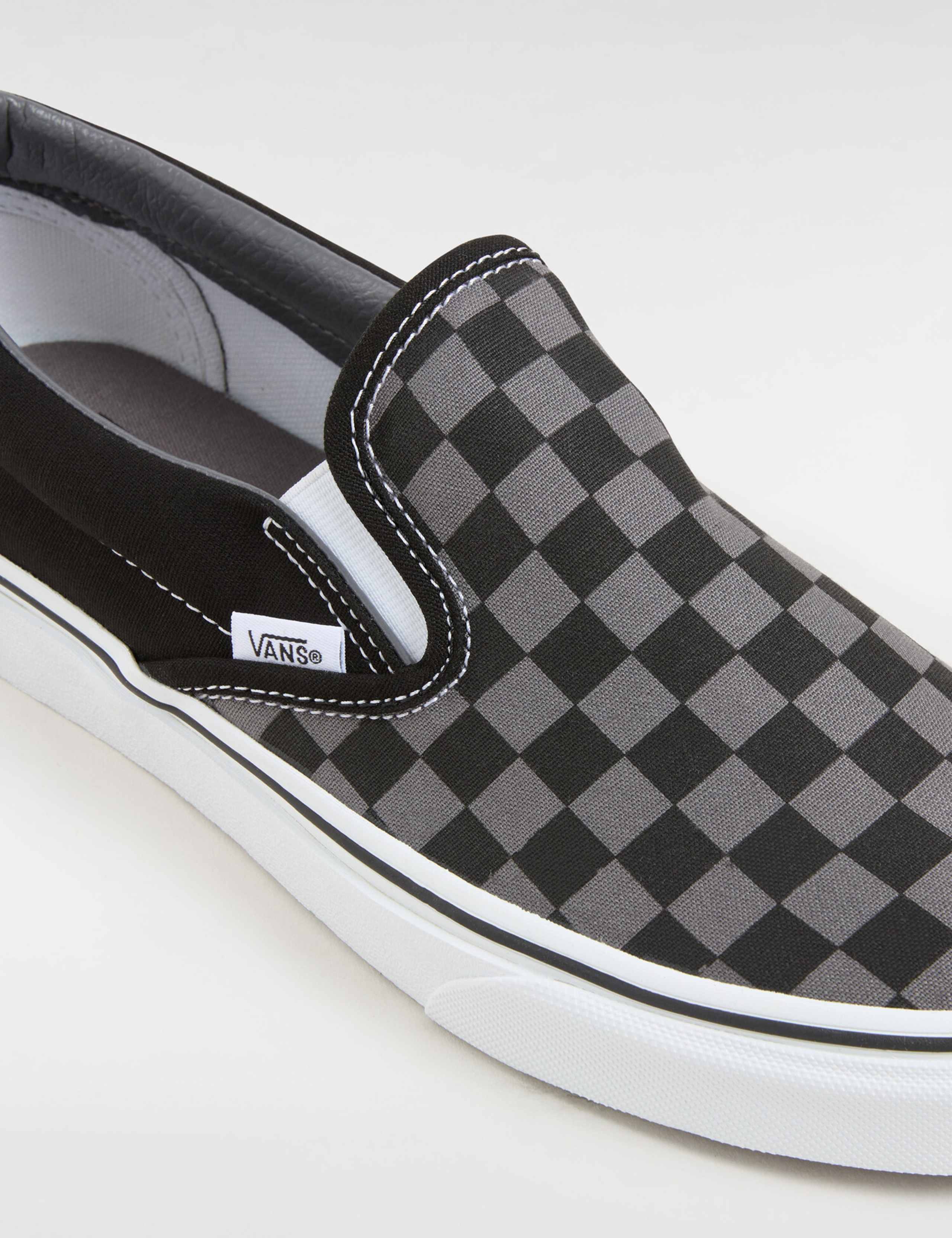 Classic Slip-On Canvas Checkerboard Trainers 4 of 5