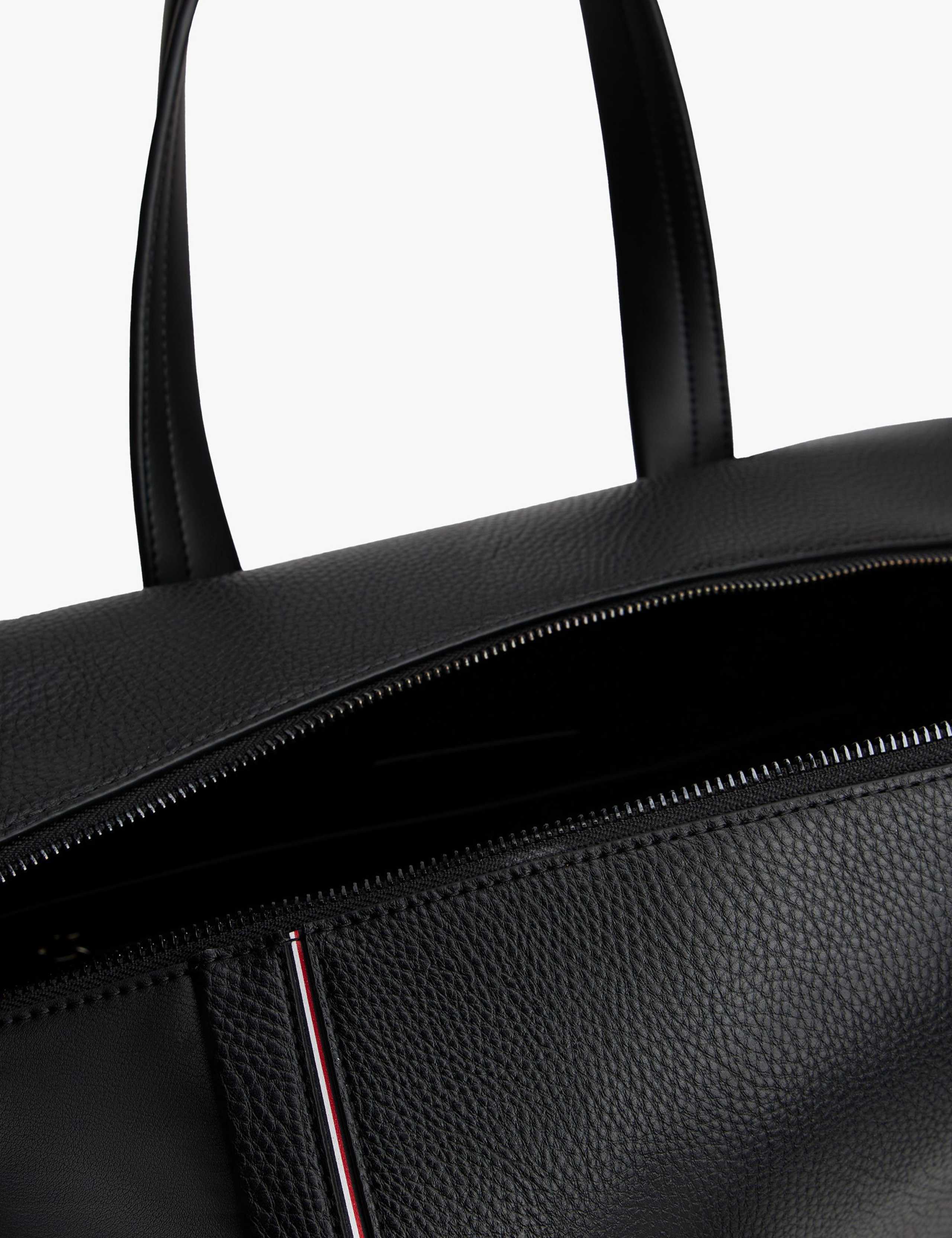 Faux Leather Pebble Grain Weekend Bag 2 of 5