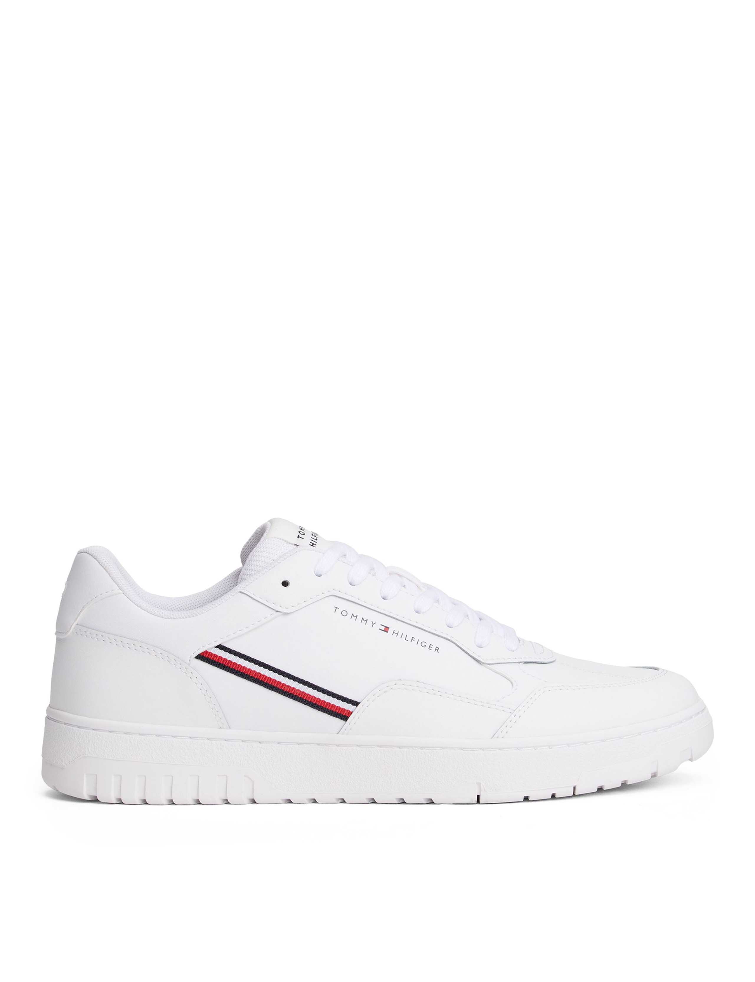 Basket Core Leather Side Stripe Trainers 1 of 5