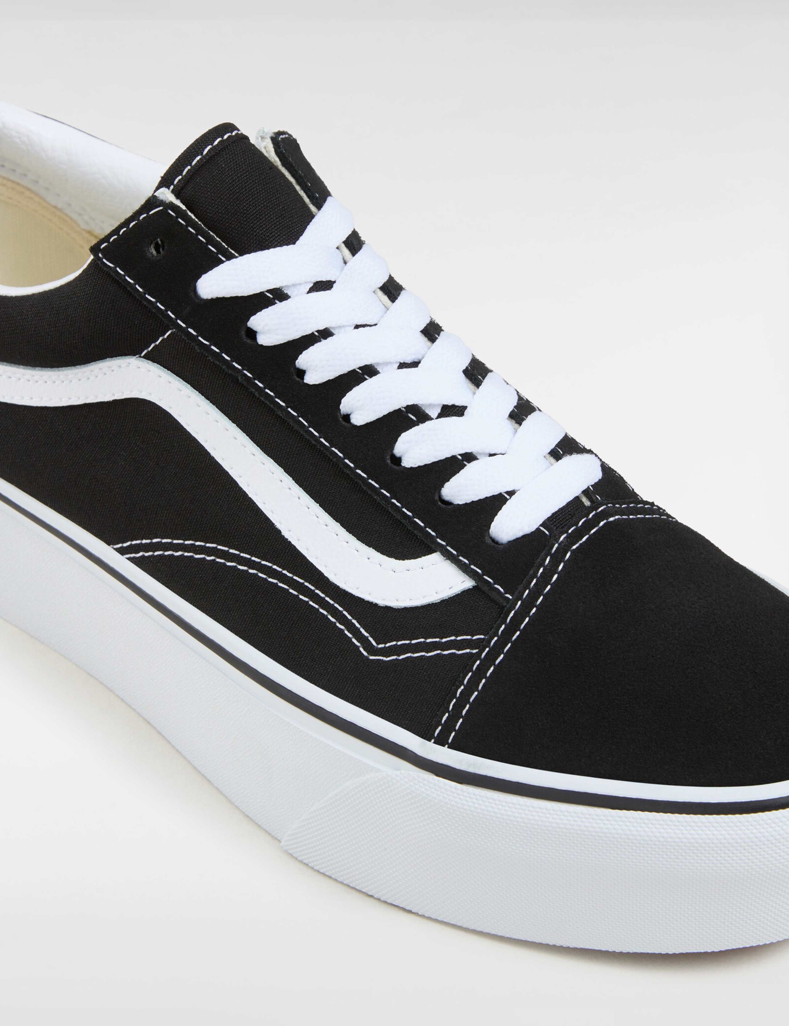 Old Skool Stackform Suede Lace Up Trainers 2 of 4