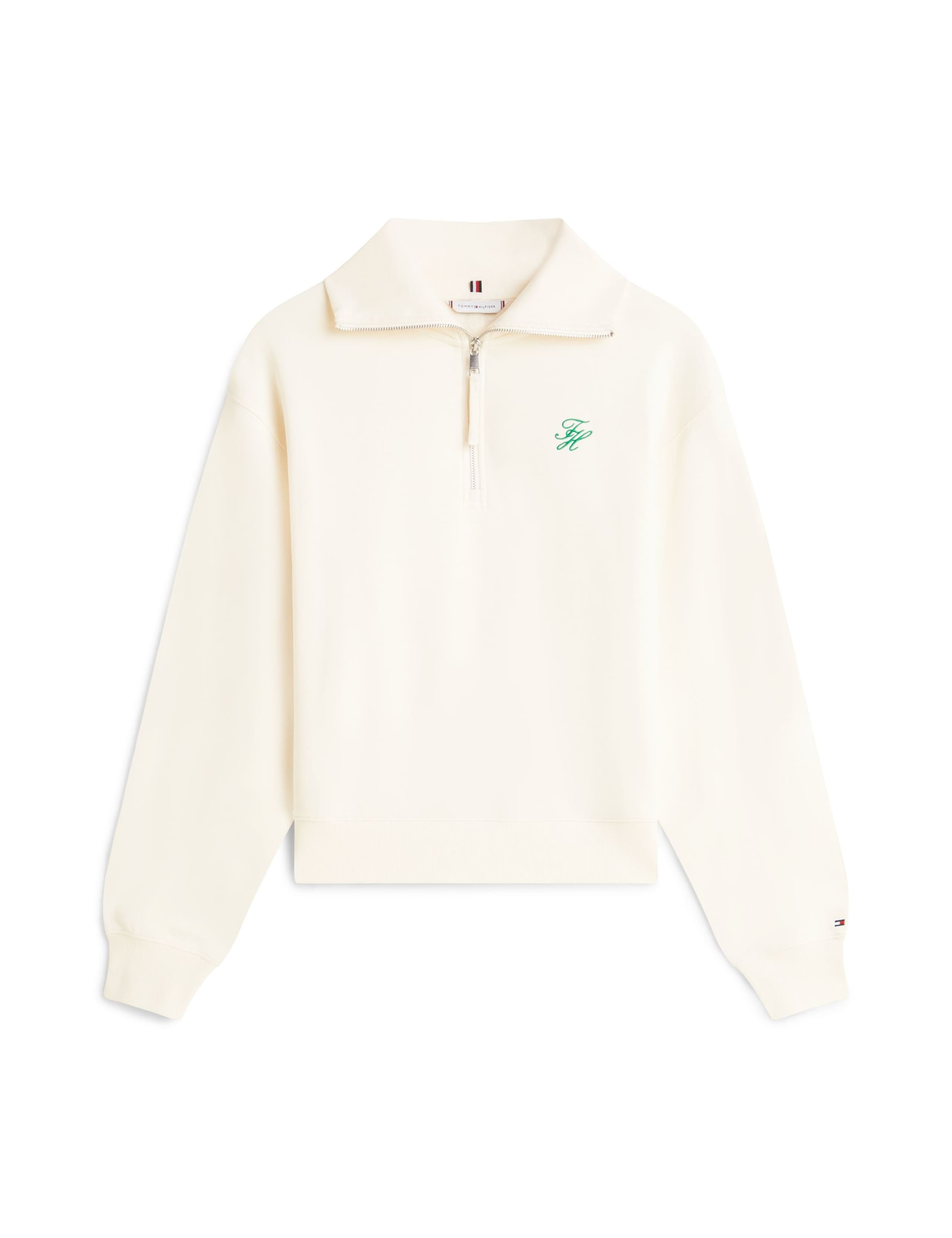 Cotton Rich Collared Half Zip Sweatshirt 2 of 5