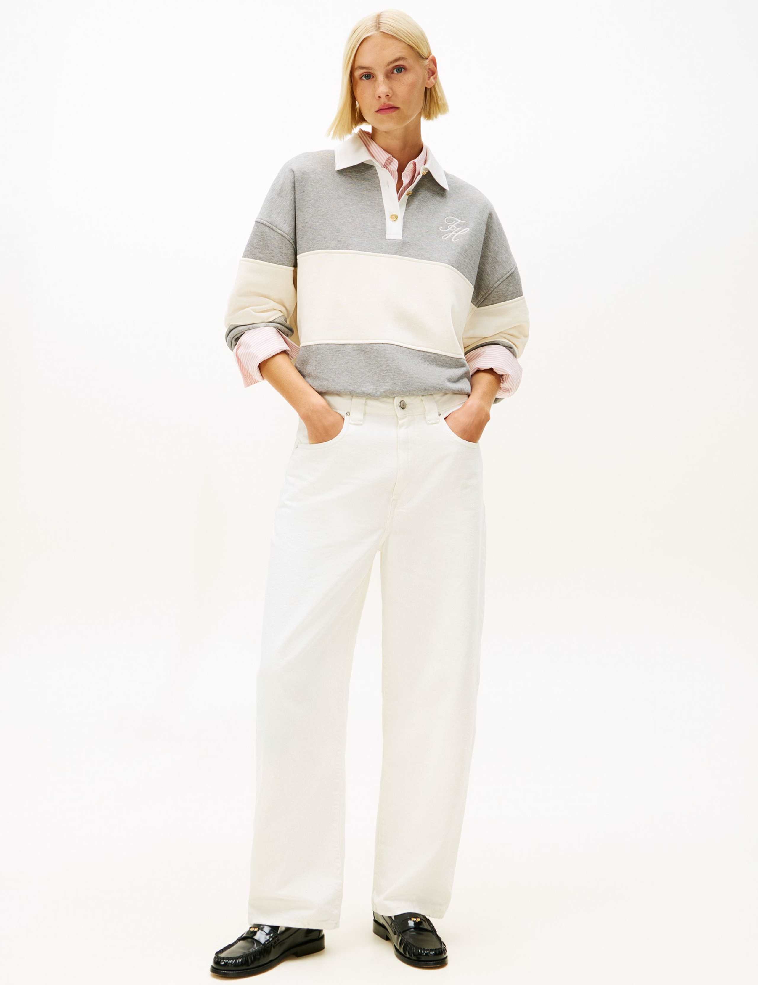 Cotton Rich Rugby Sweatshirt 3 of 5