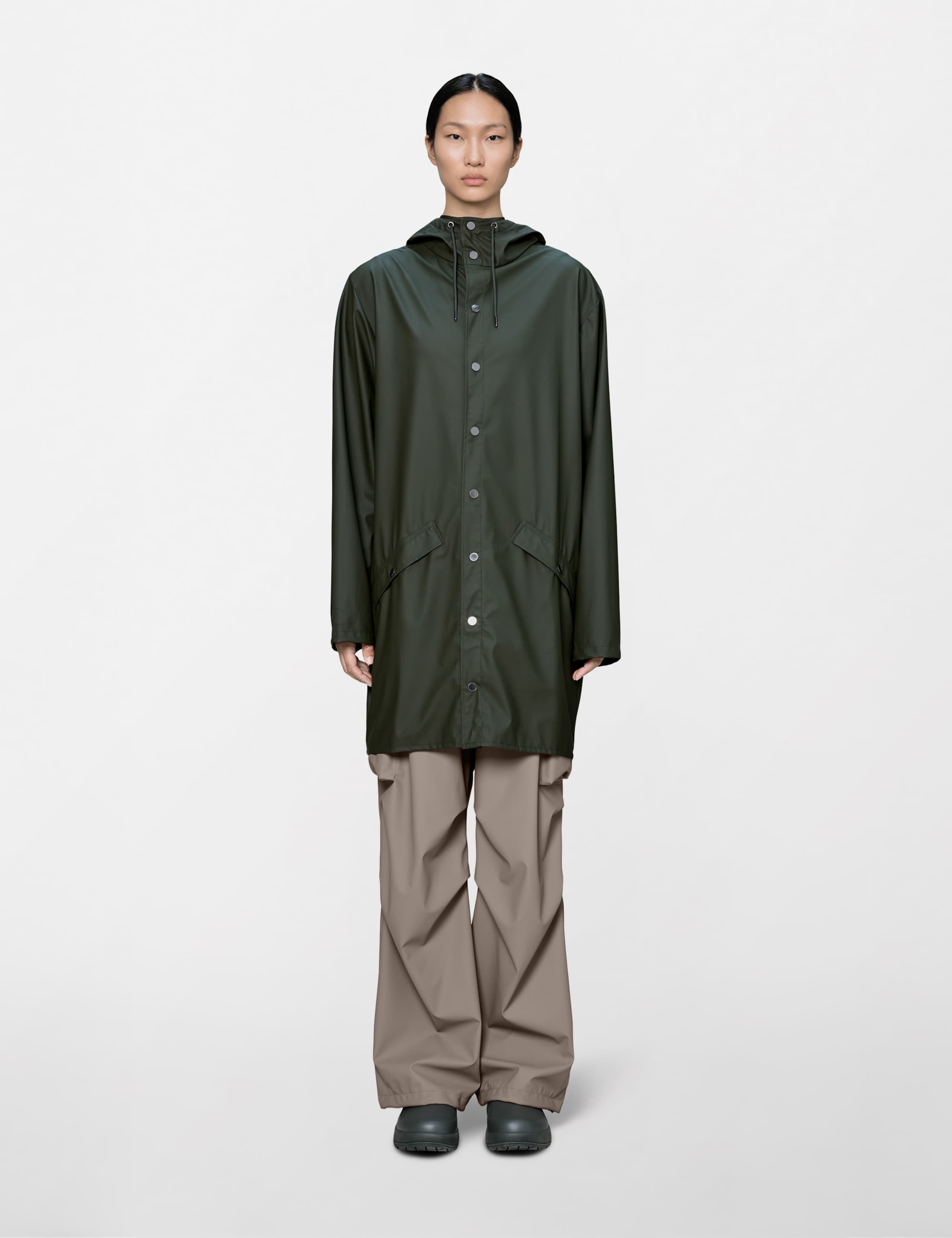 Long Waterproof Hooded Jacket 2 of 6