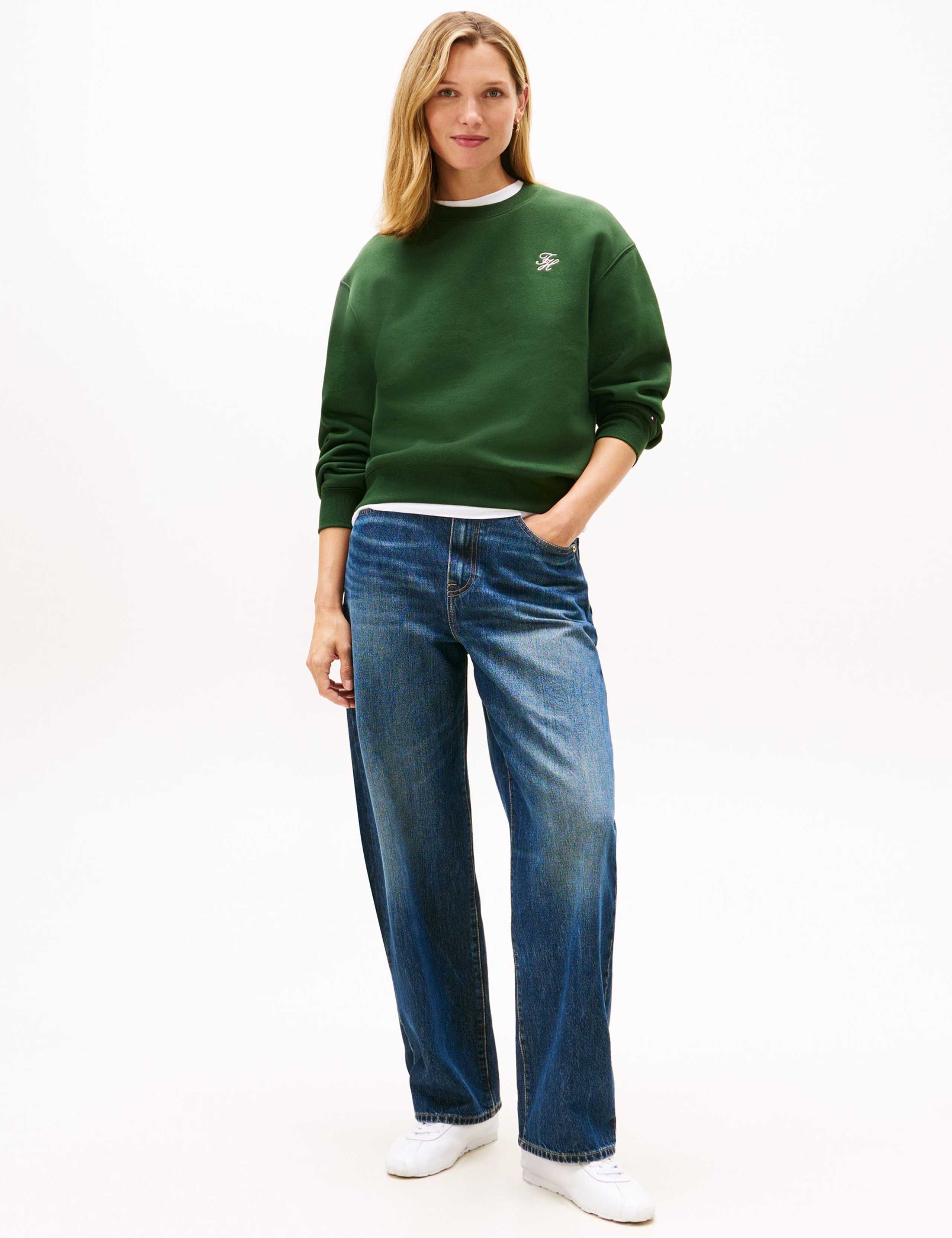 Cotton Rich Logo Sweatshirt 5 of 5