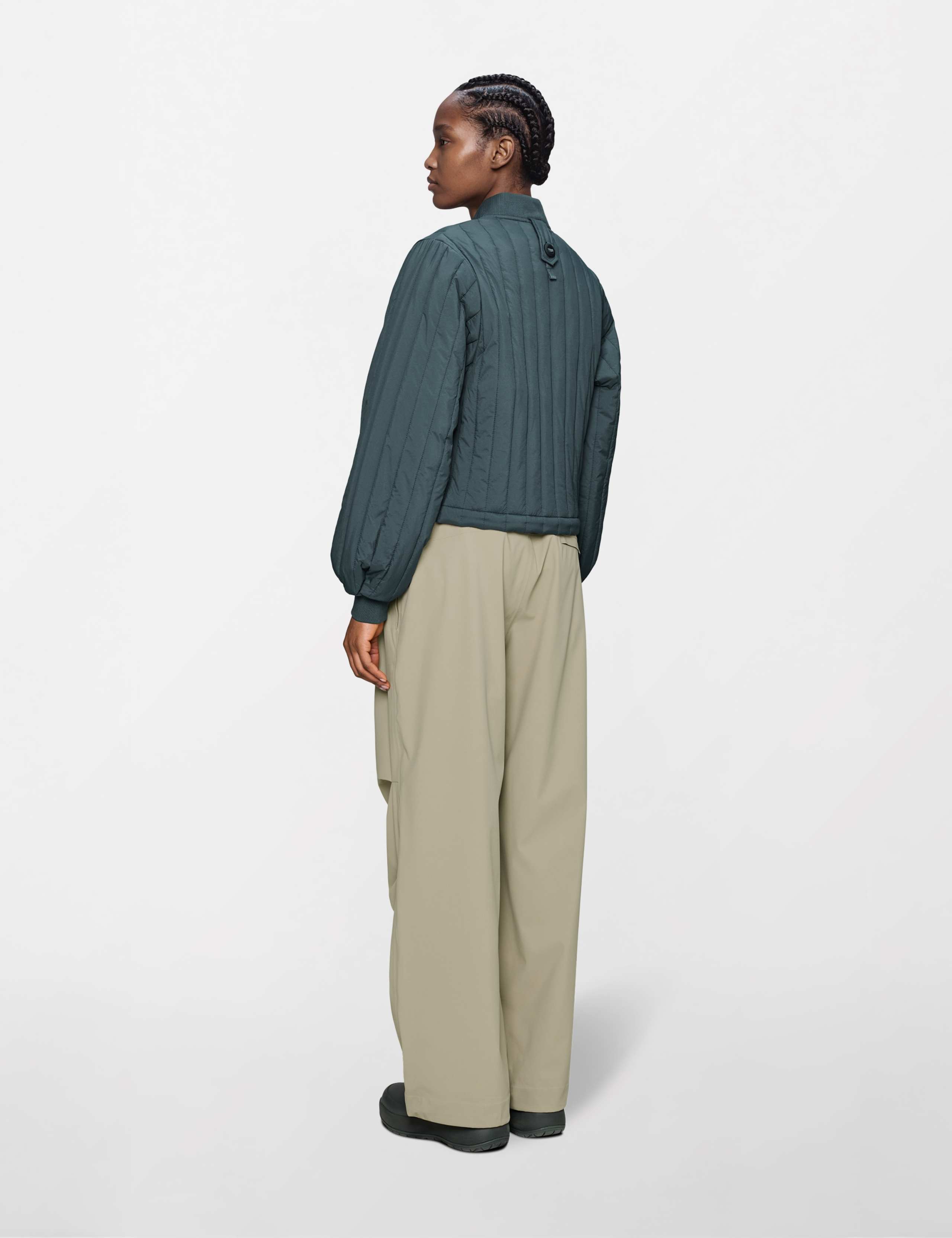Banja Liner Cropped Bomber Jacket 4 of 4