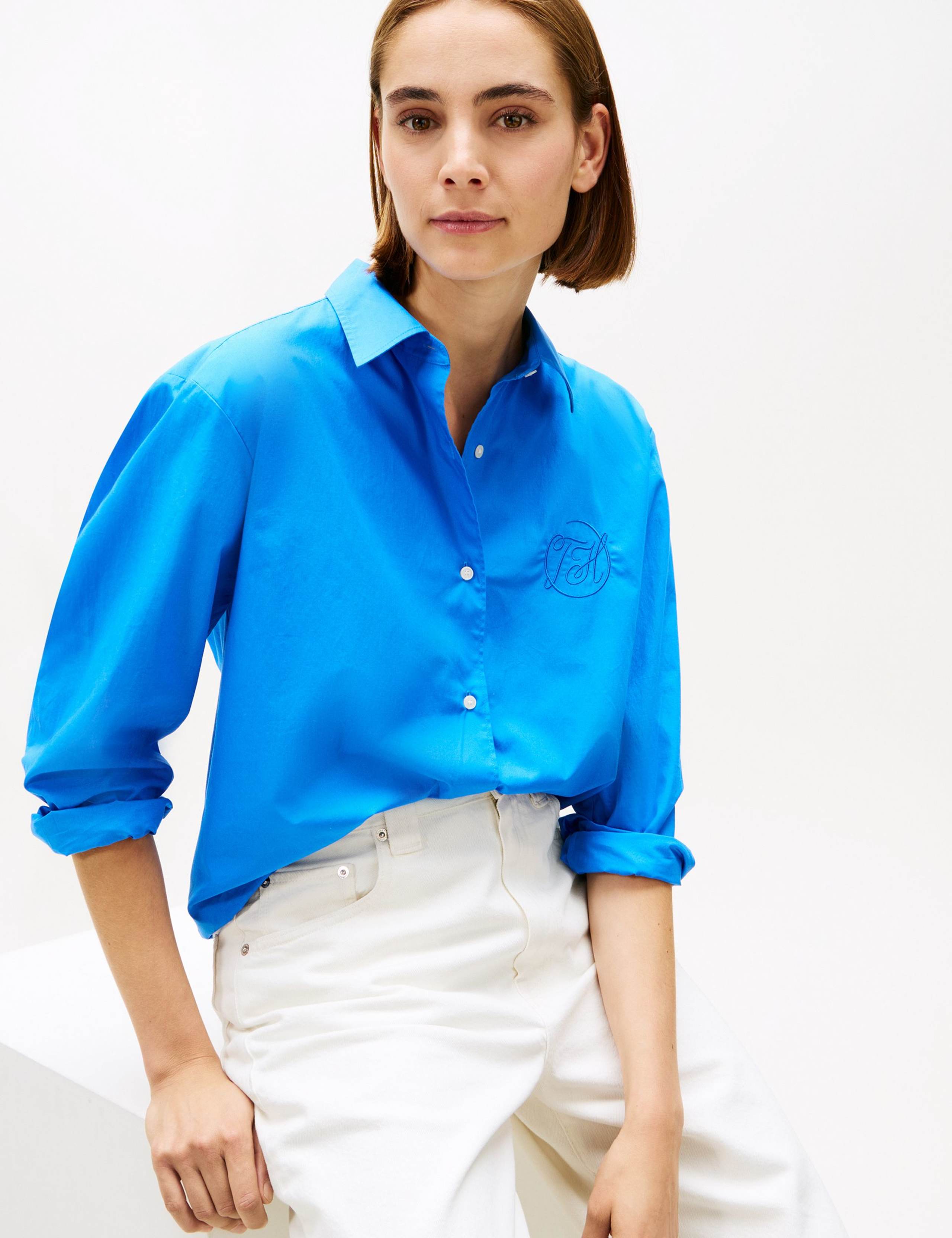 Pure Cotton Embroidered Collared Shirt 5 of 5