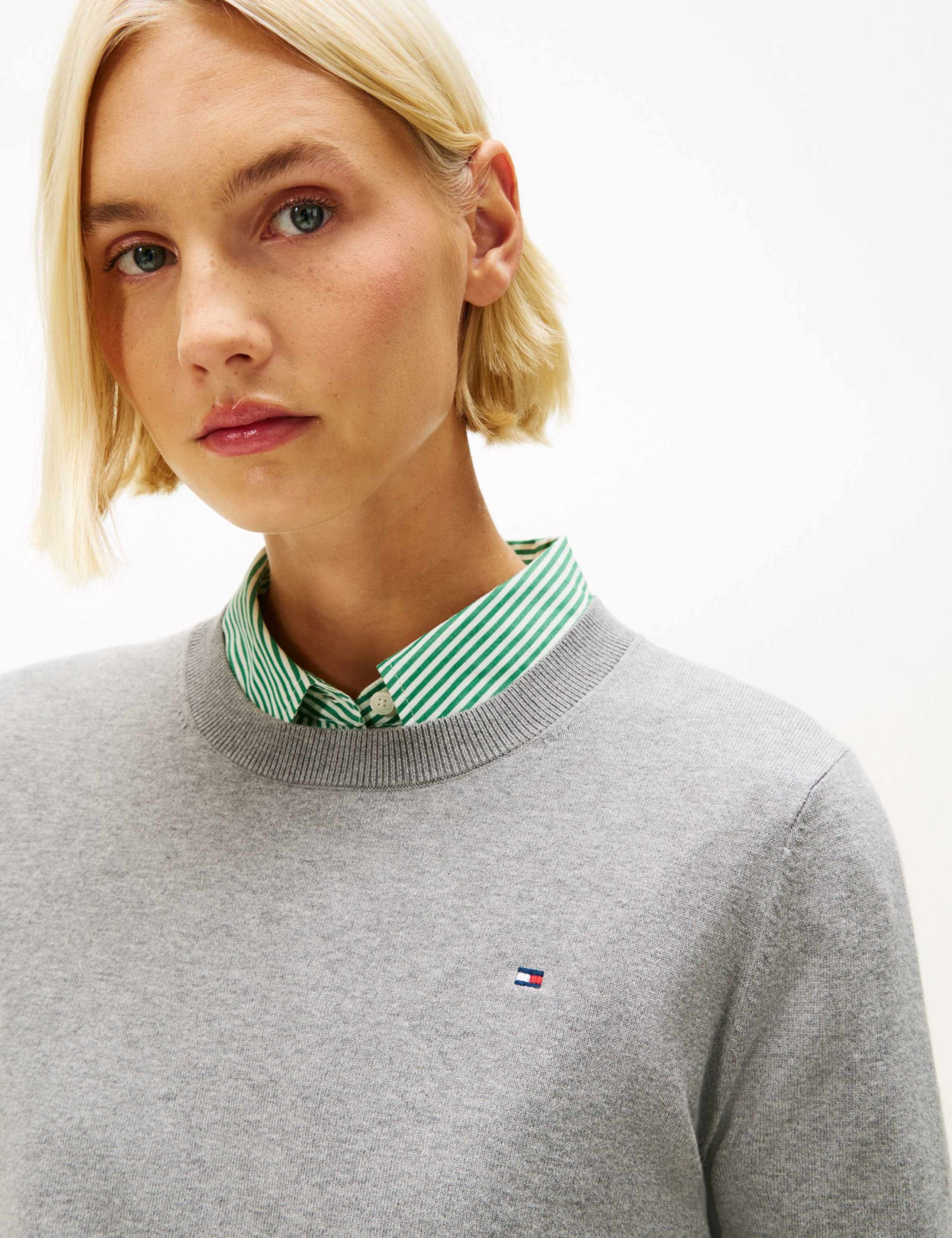 Cotton Rich Crew Neck Jumper 5 of 5