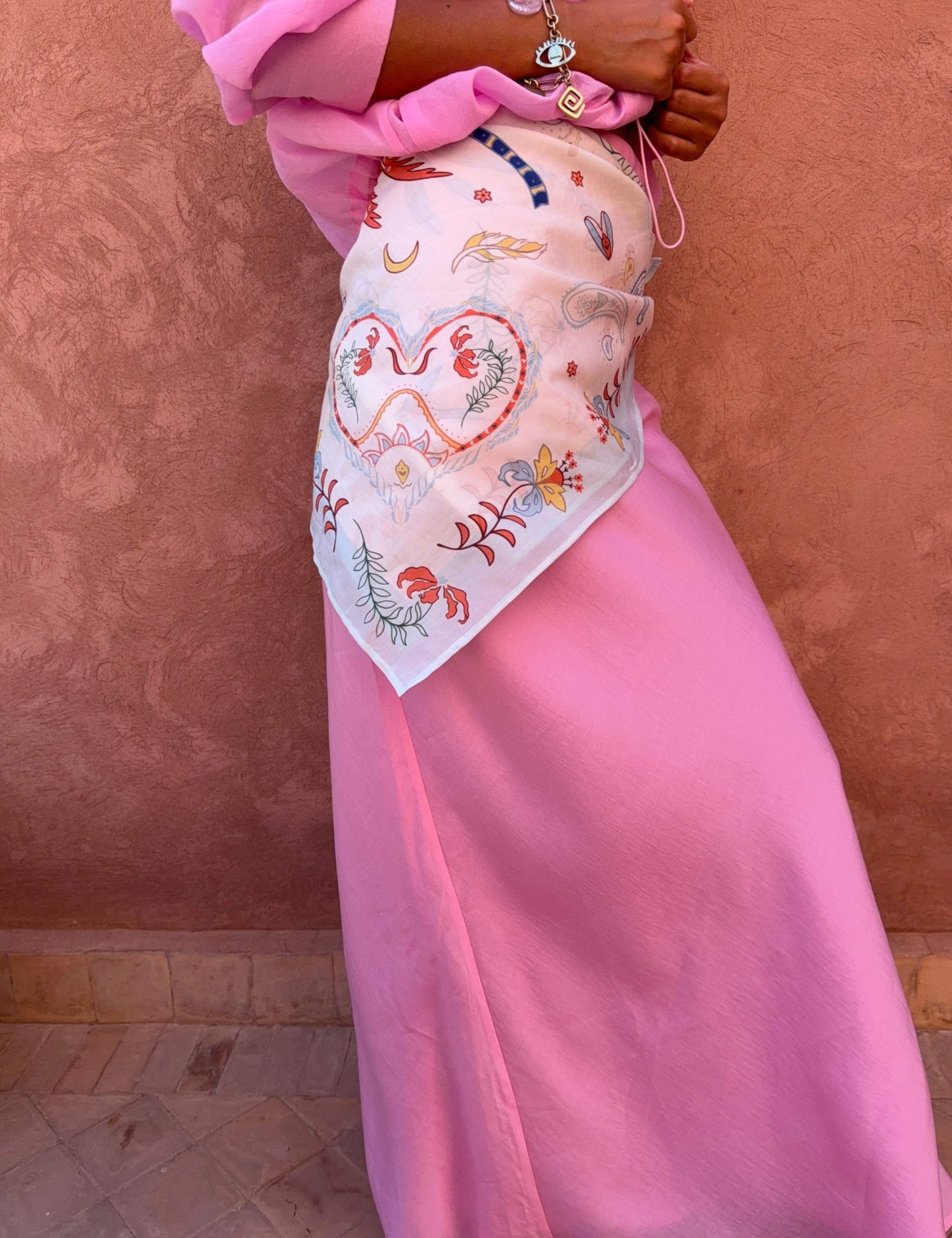 Printed Woven Large Bandana Scarf 3 of 3