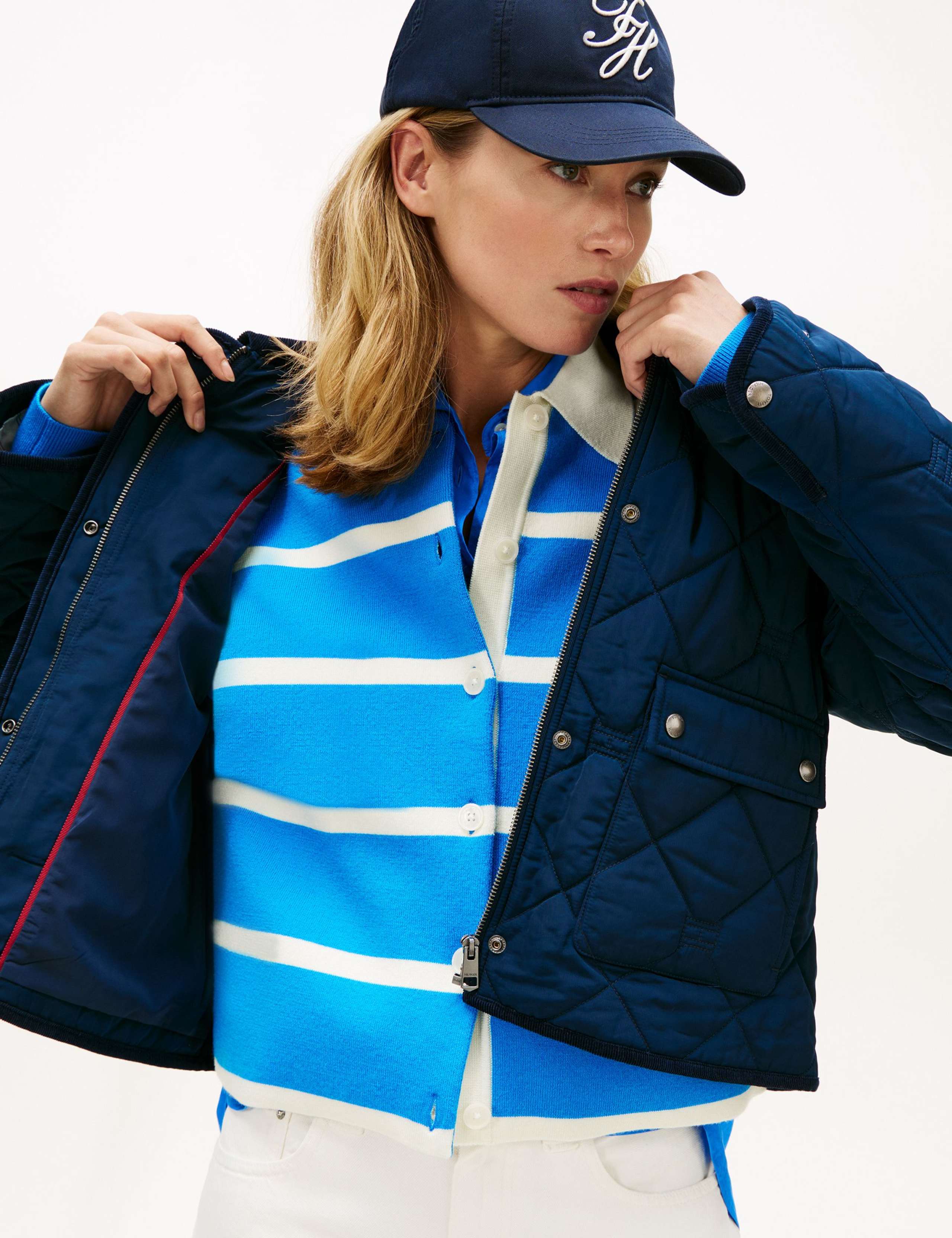 Padded Quilted Short Utility Jacket 6 of 6