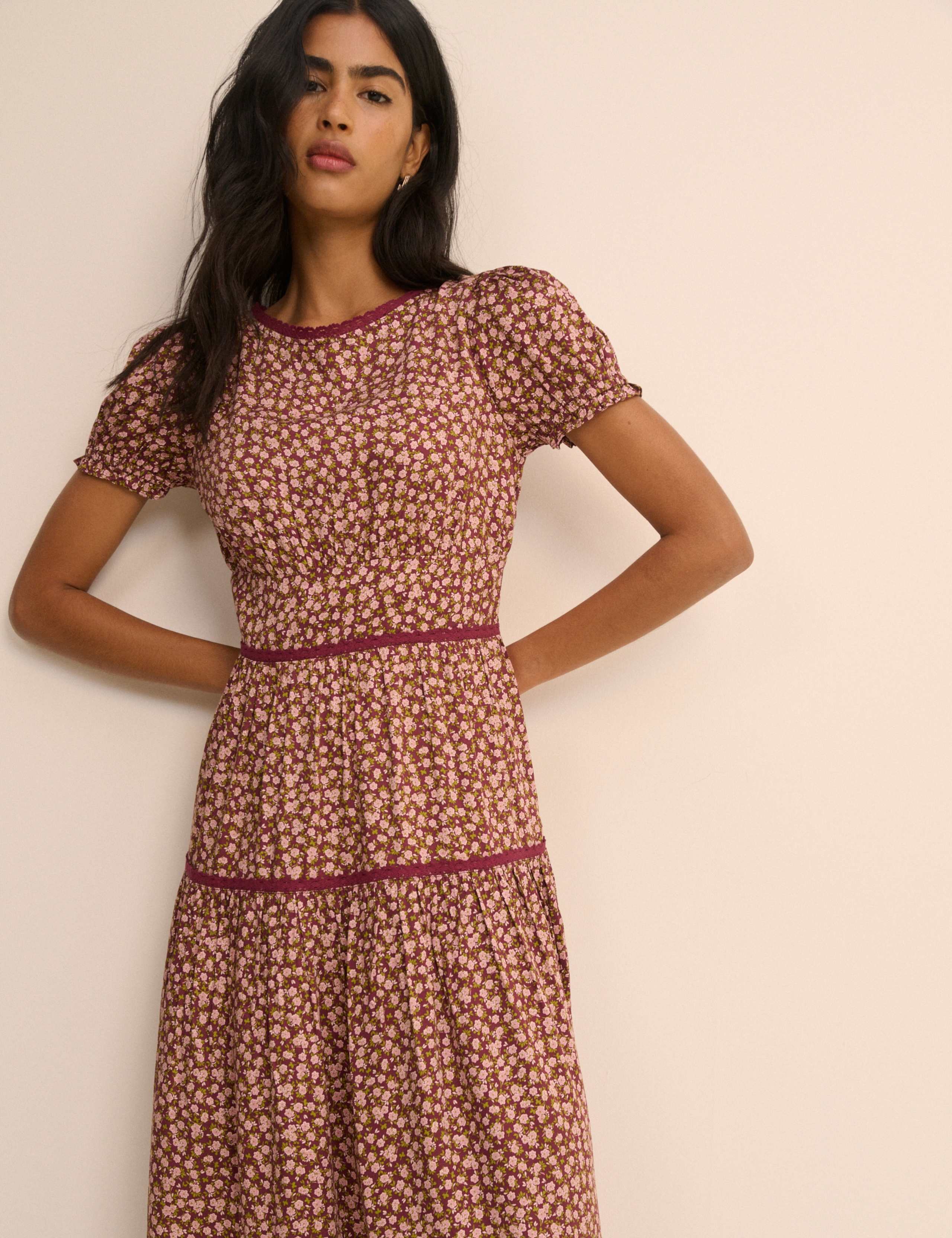 Ditsy Floral Midaxi Tea Dress 2 of 5