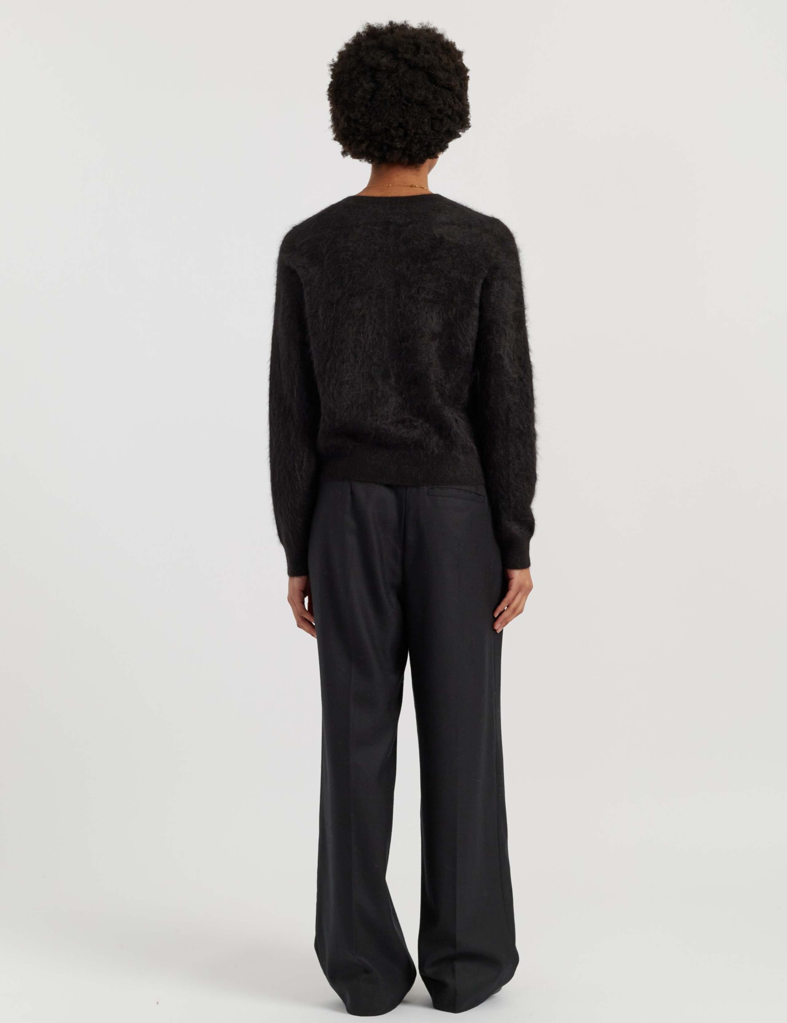Pure Merino Wool Button Through Cardigan 3 of 4