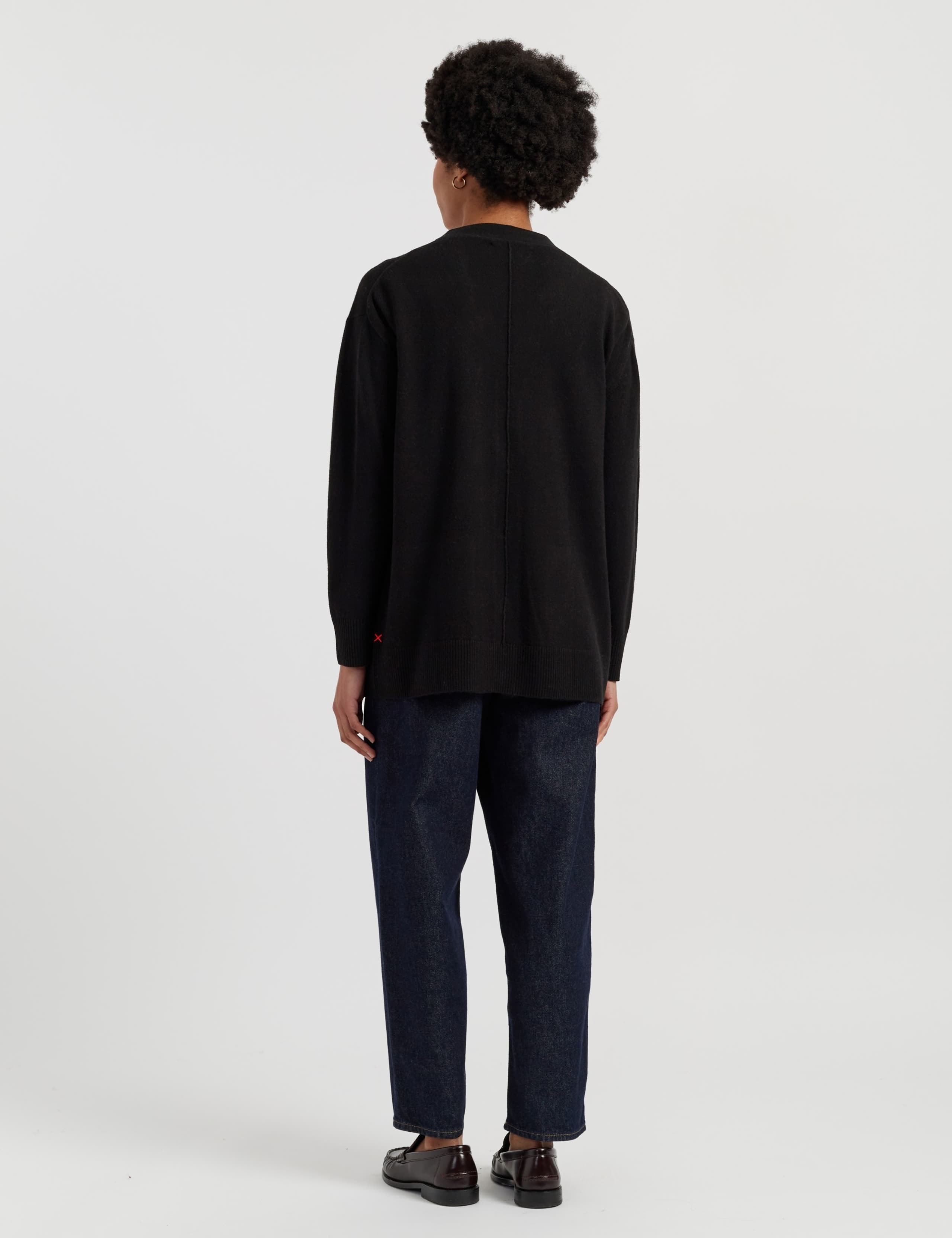 Wool Rich V-Neck Longline Cardigan 4 of 4