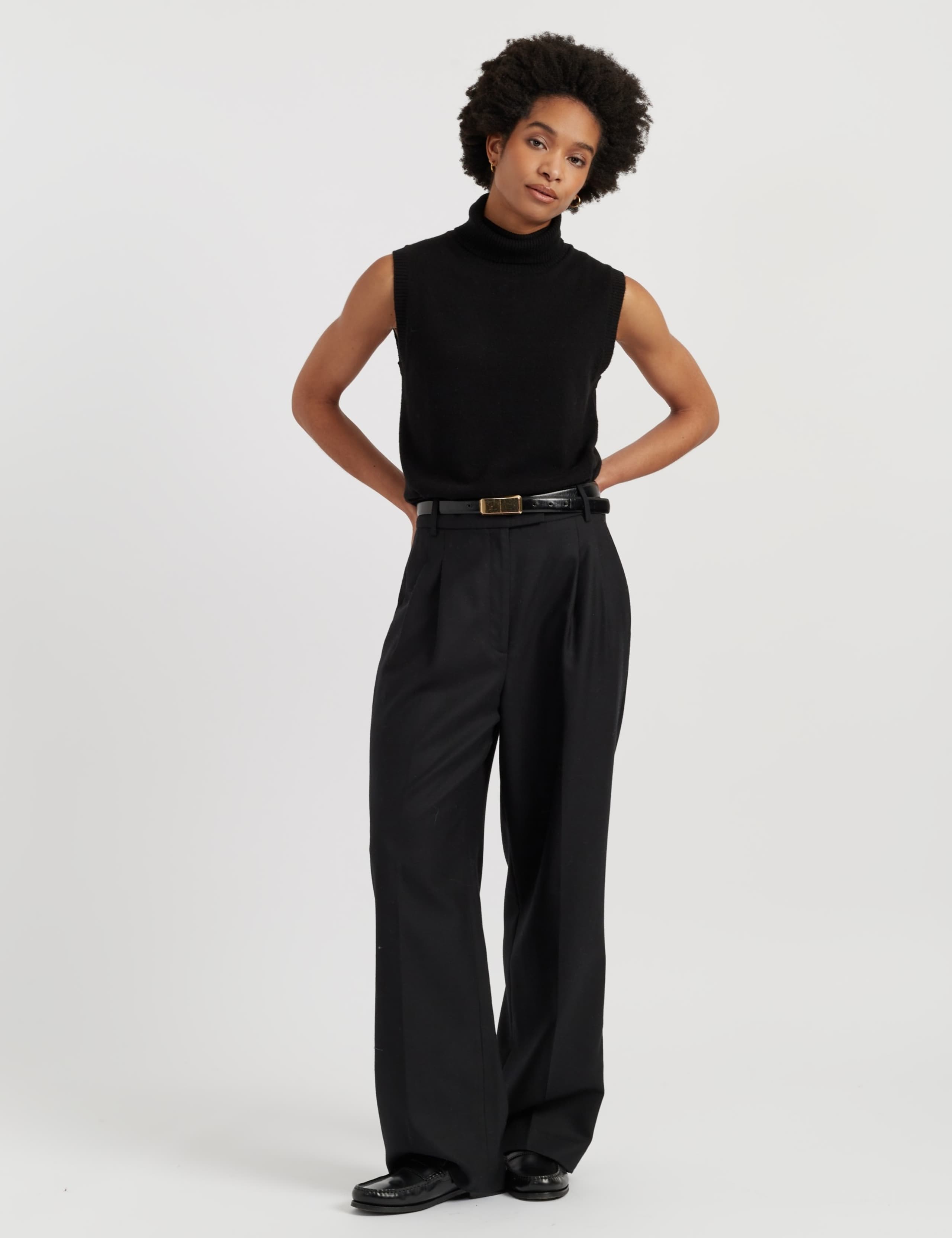 Wool Rich Knitted Vest with Cashmere 3 of 4