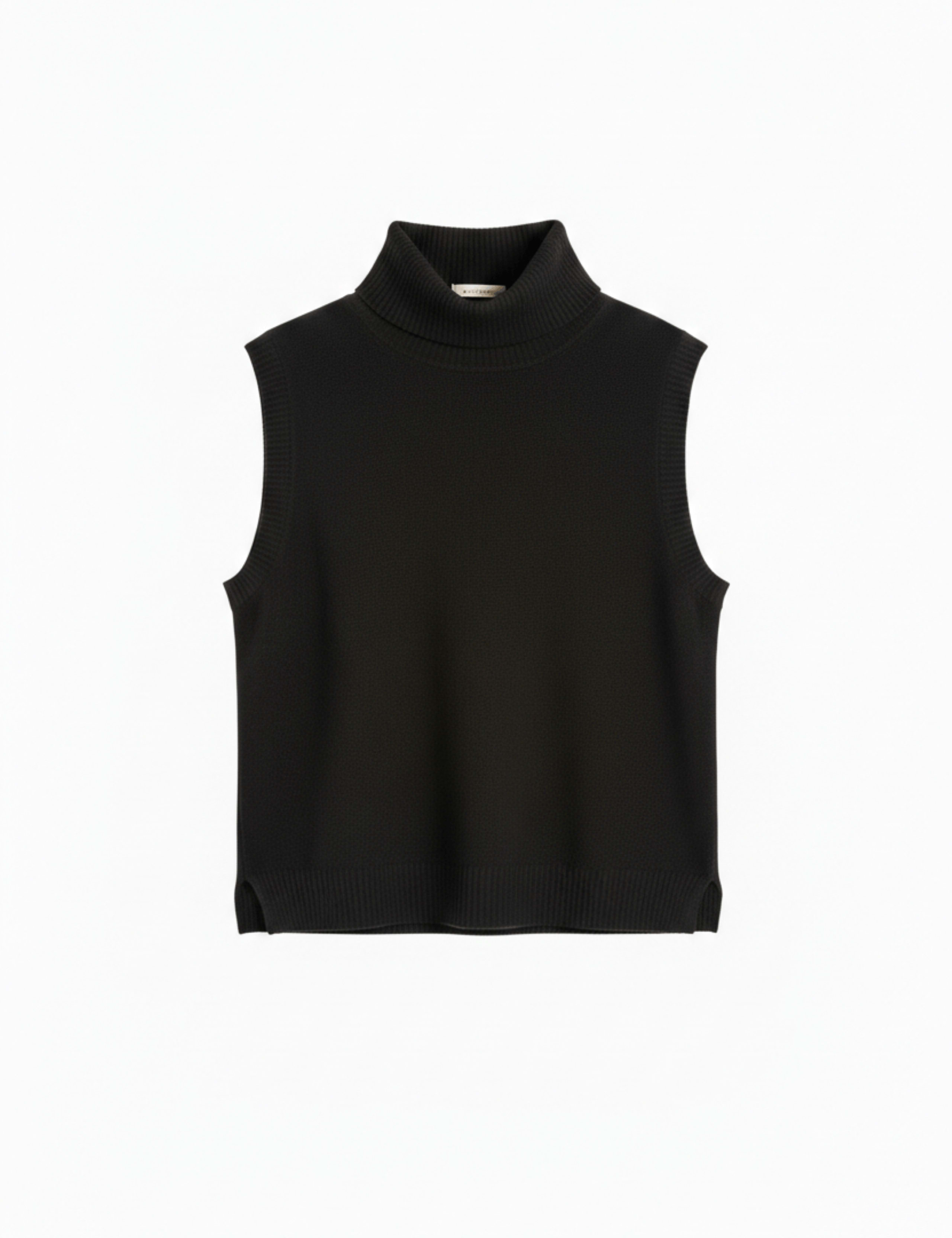 Wool Rich Knitted Vest with Cashmere 2 of 4