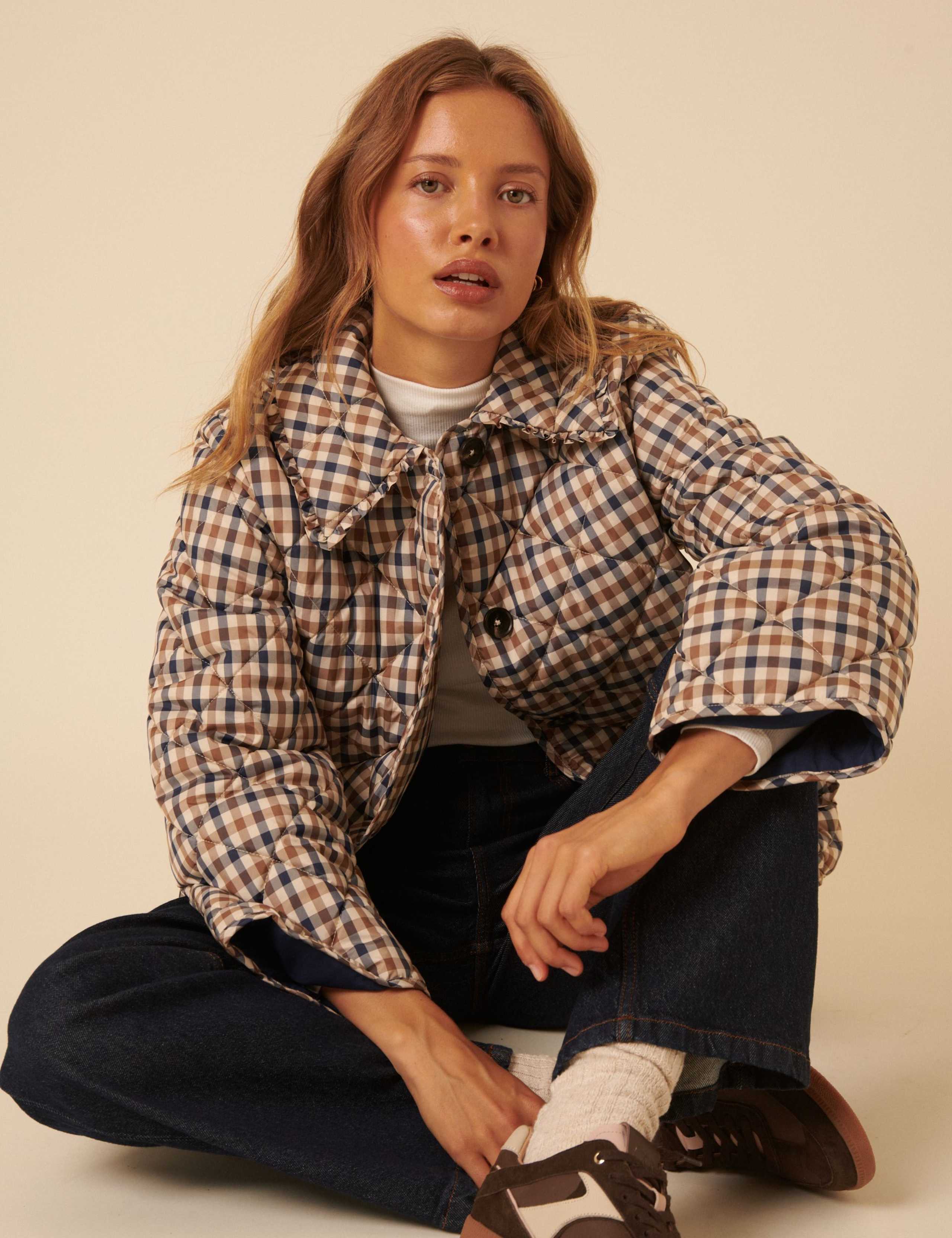 Checked Quilted Jacket 2 of 5