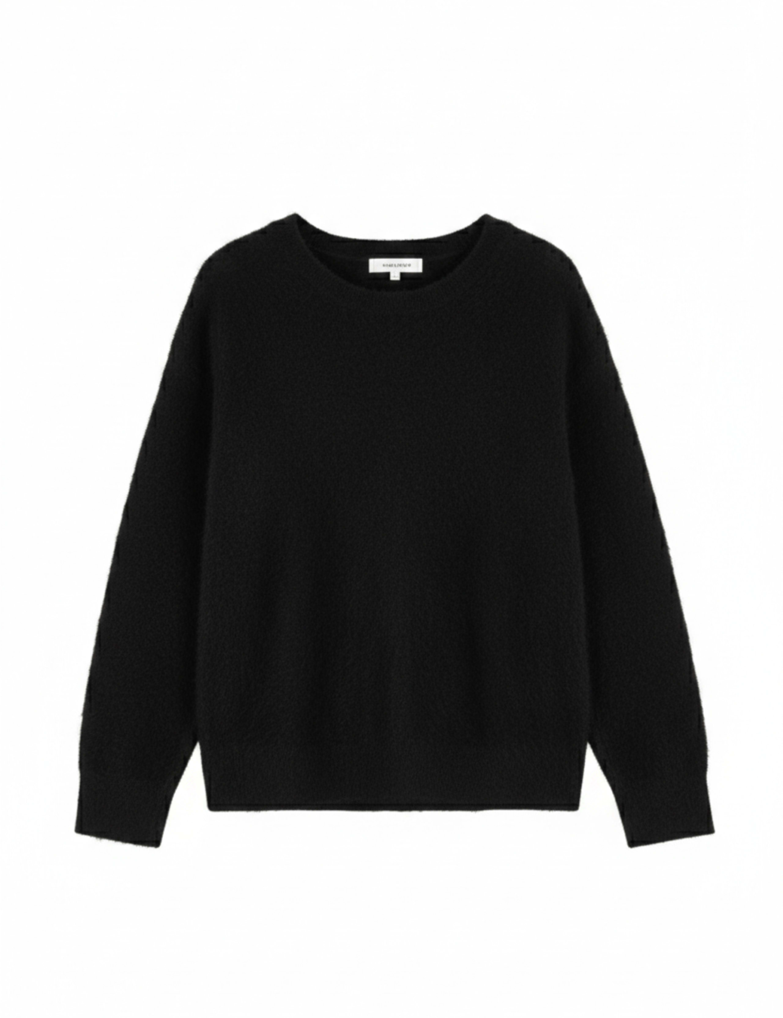 Pure Merino Wool Crew Neck Relaxed Sweatshirt 2 of 4