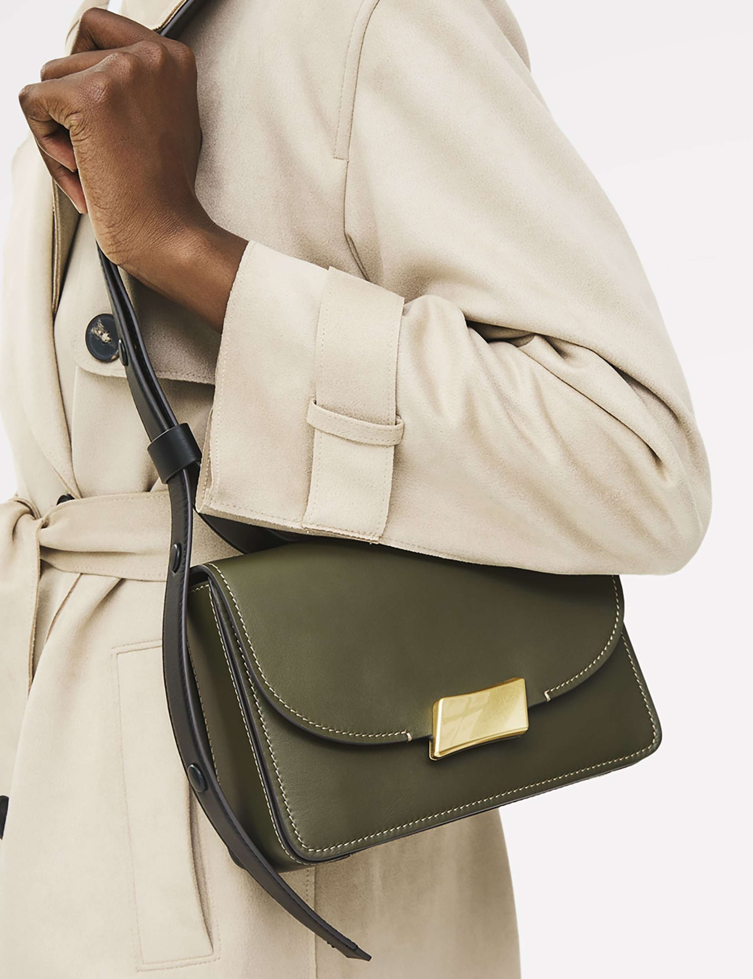 The Belsize Leather Shoulder Bag 4 of 7