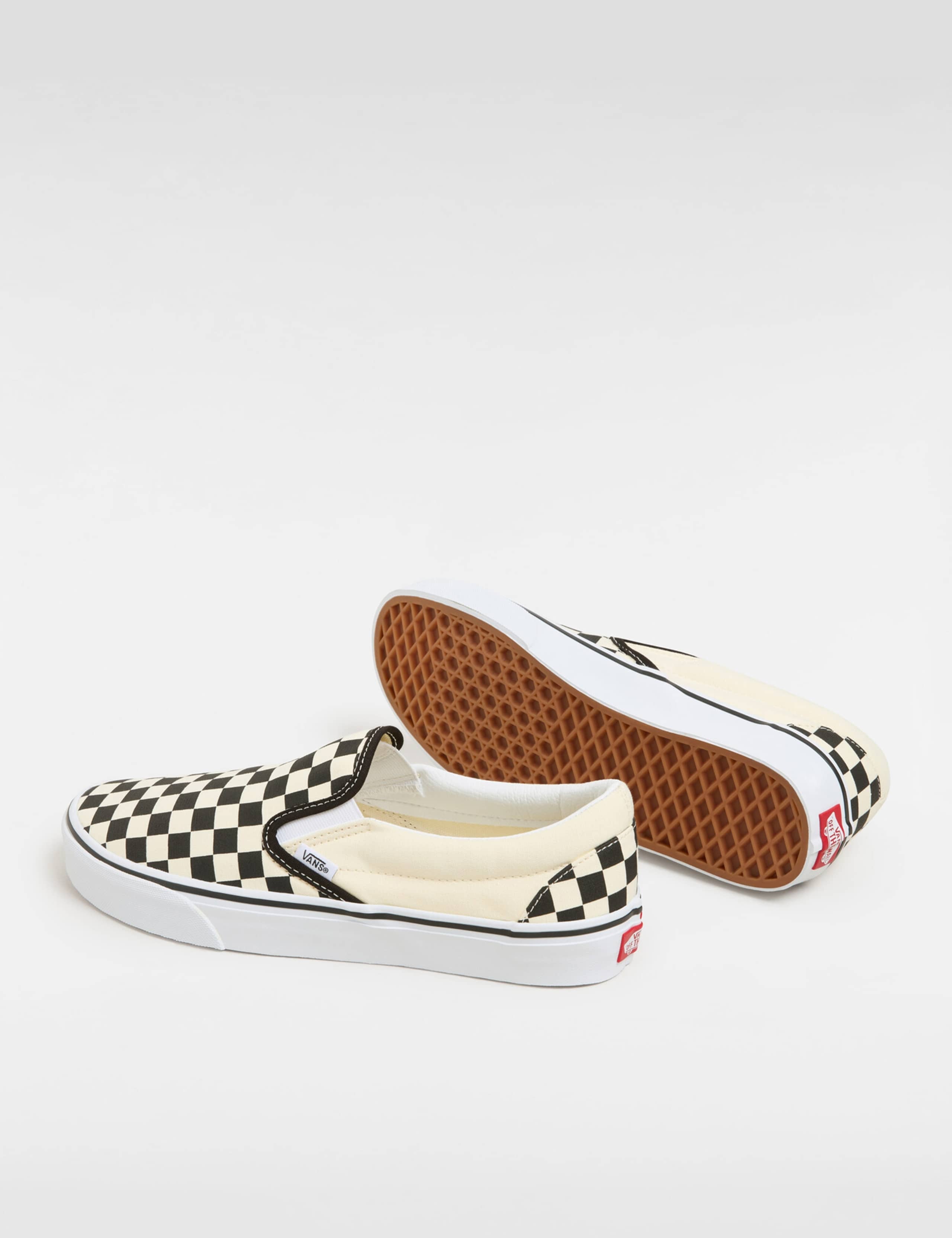 Classic Slip-On Canvas Checkerboard Trainers 4 of 6