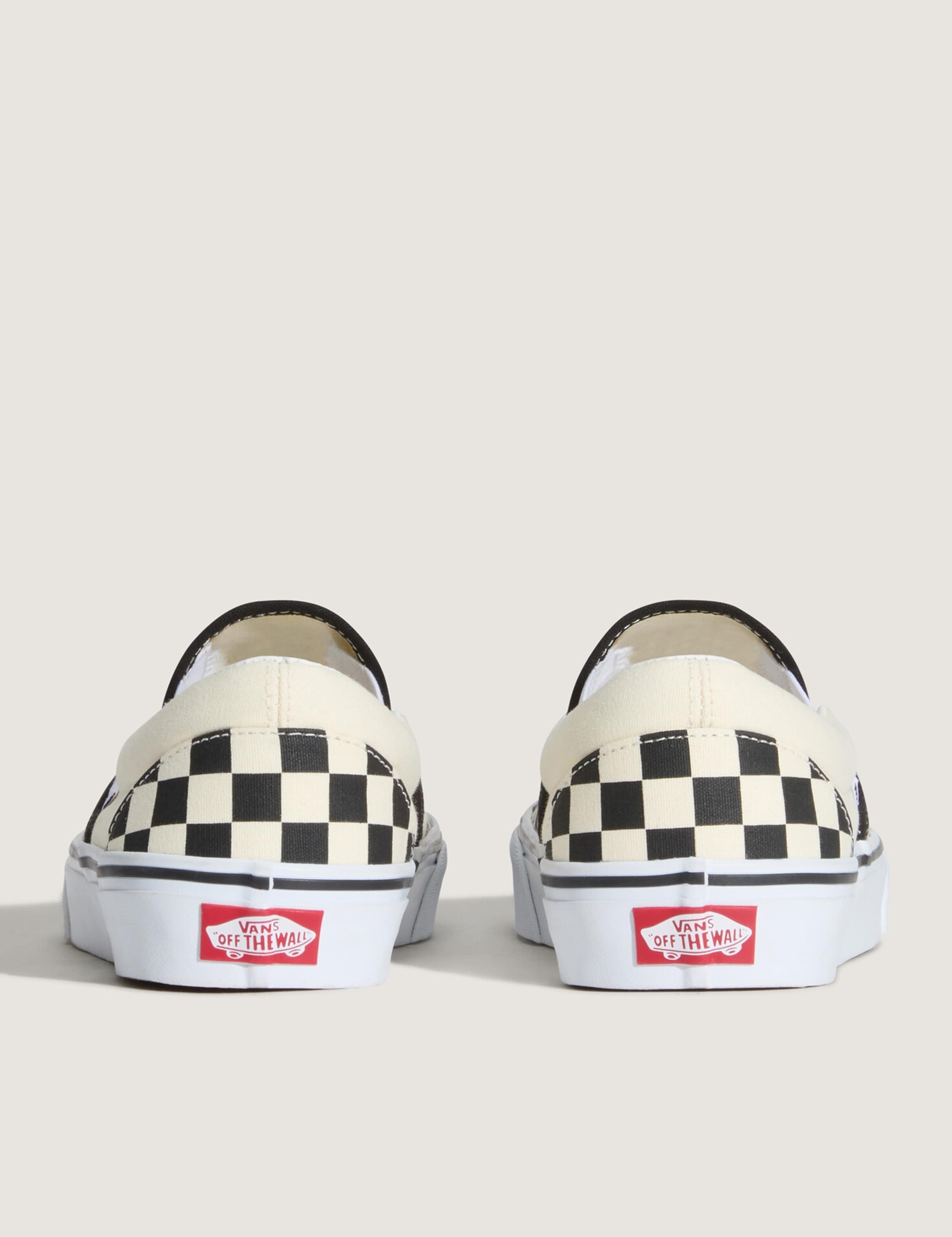 Classic Slip-On Canvas Checkerboard Trainers 6 of 6