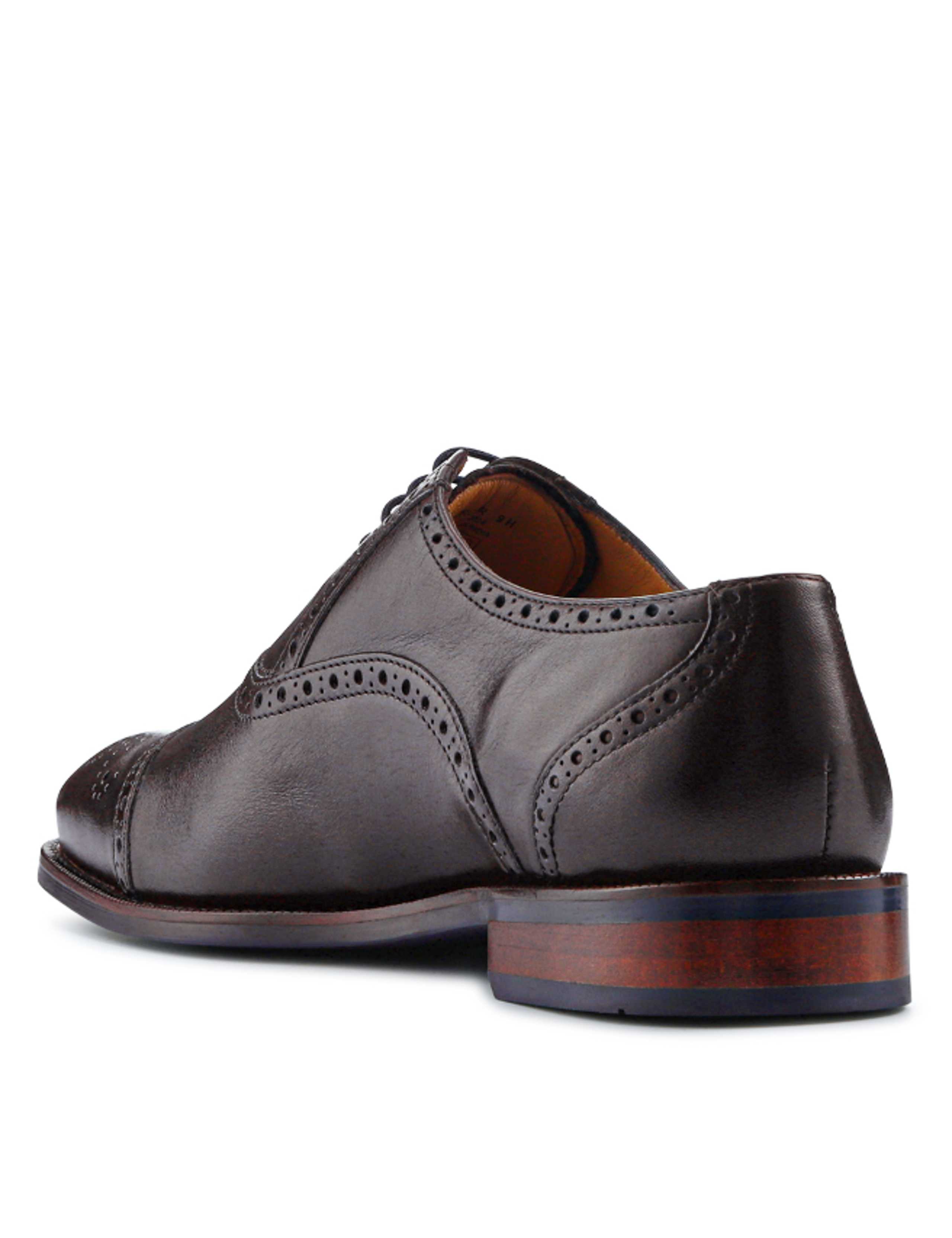 Wide Fit Leather Oxford Shoes 6 of 7