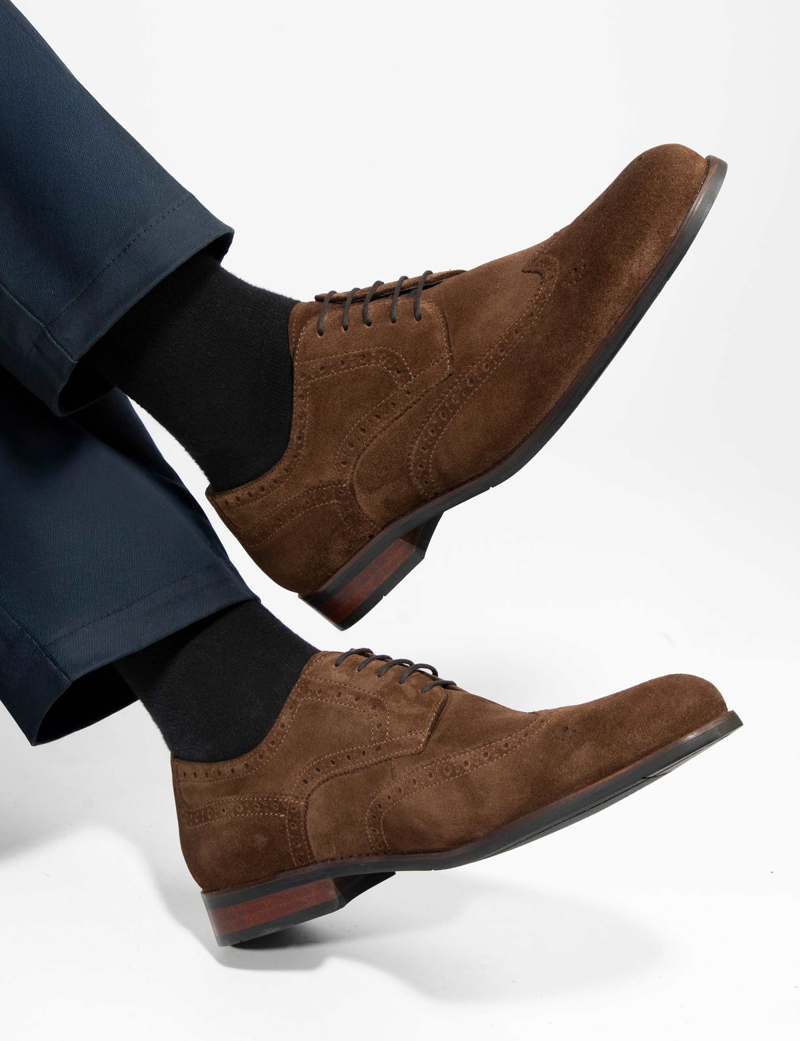 Wide Fit Leather Brogues 3 of 5