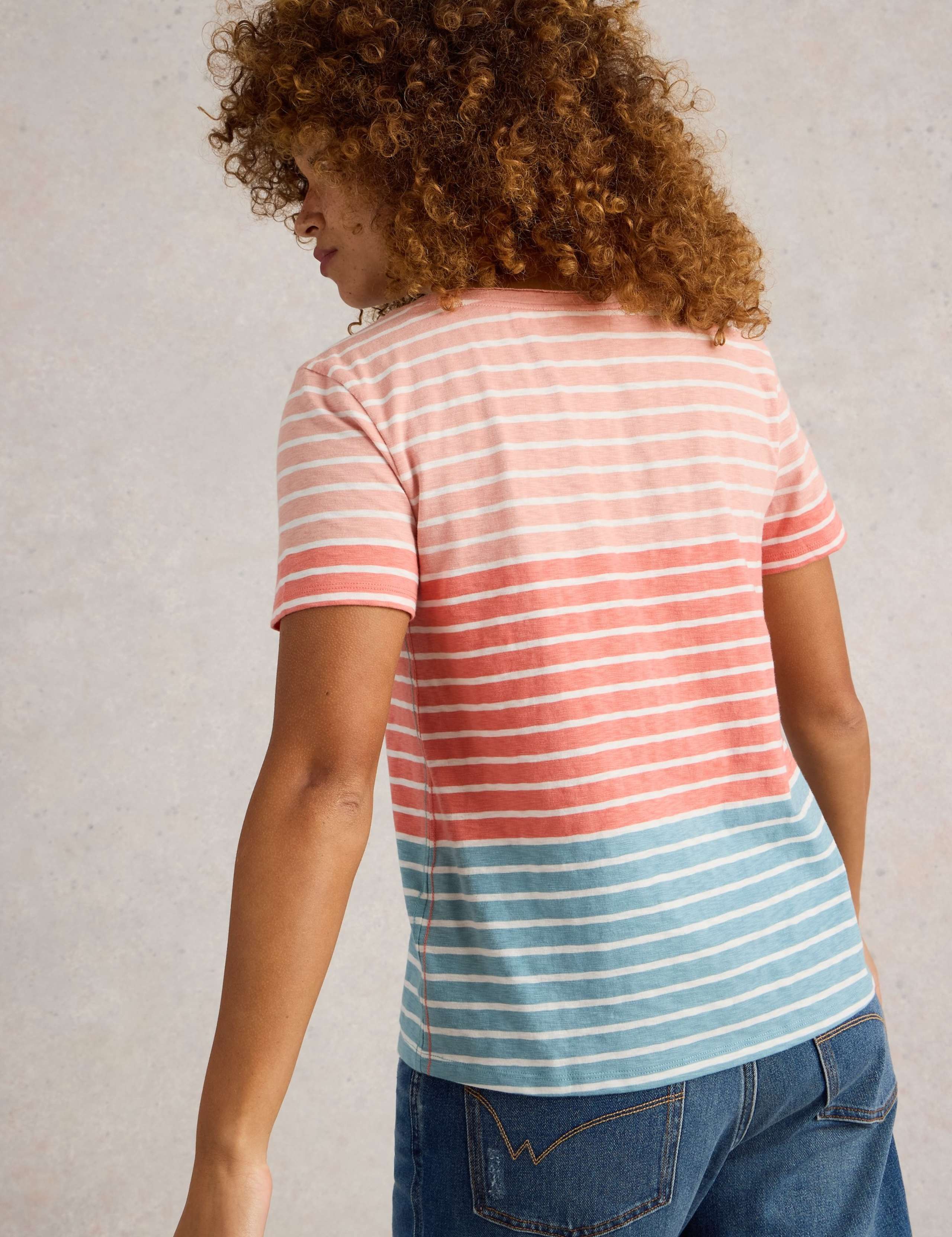 Pure Cotton Striped T-Shirt 3 of 6